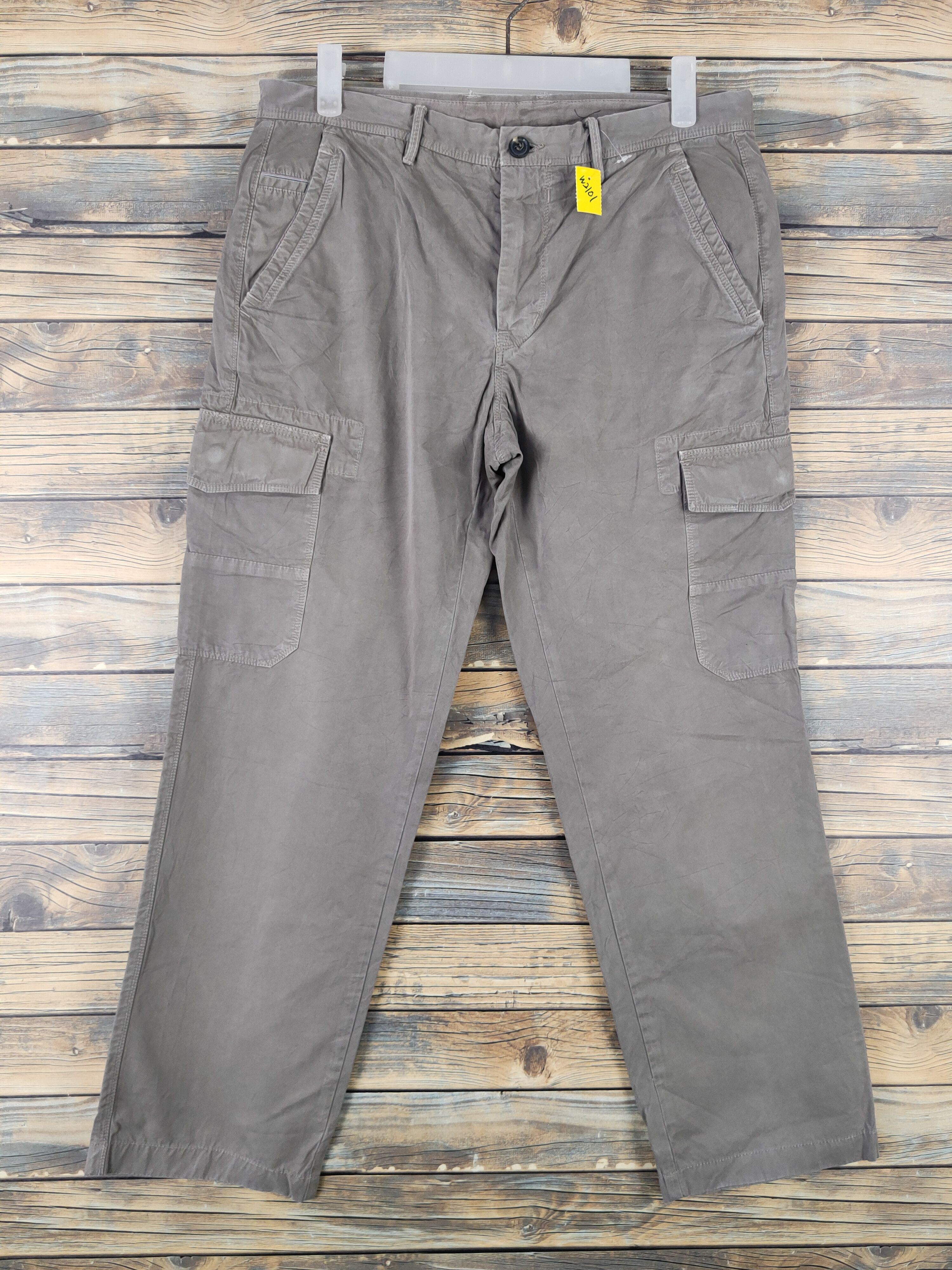 Henry Cottons Brown Multipocket Tactical Cargo Pants #W2101