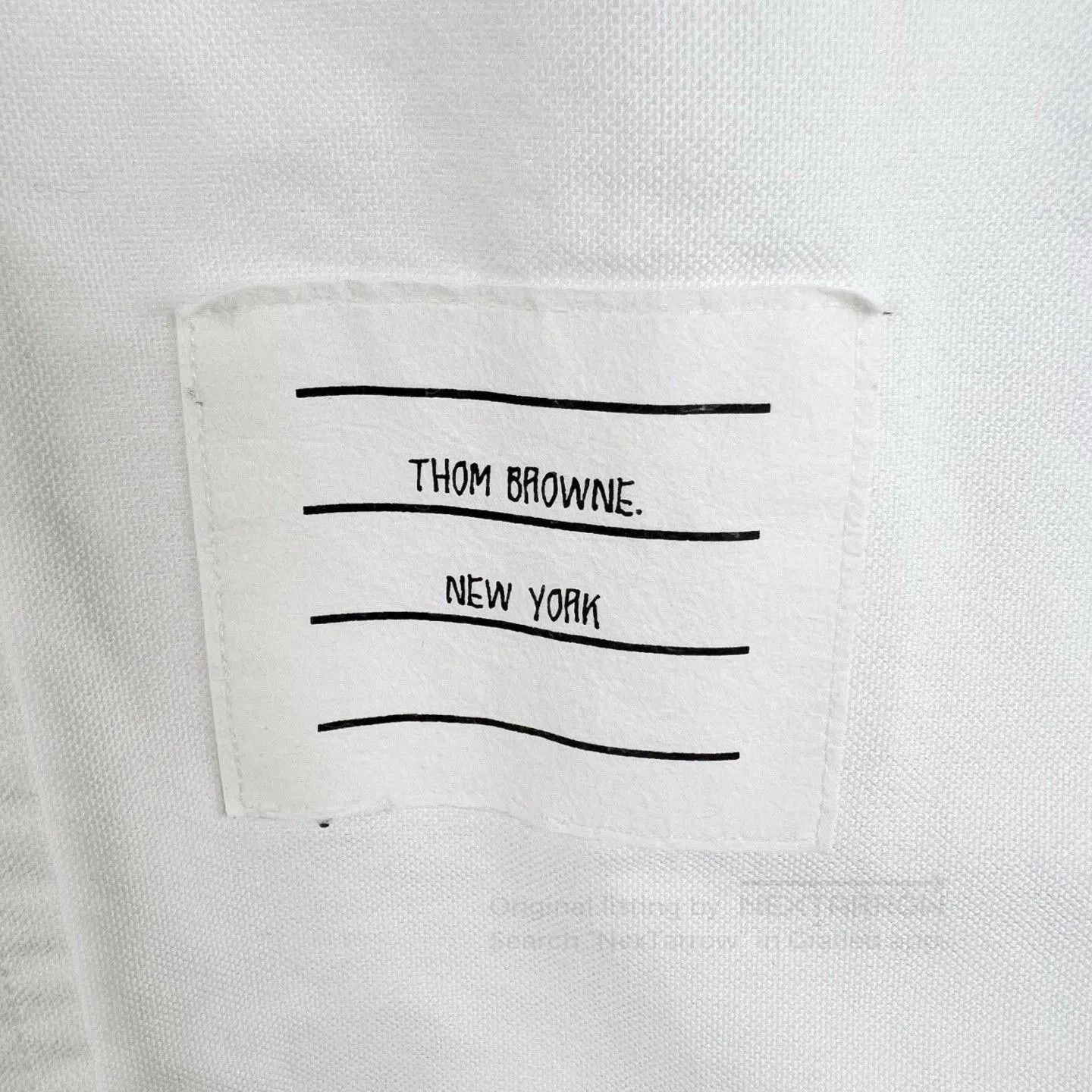 Thom Browne Thom Browne Classic Collar Stripe Shirt. Size US L / EU 52-54 / 3 - 5 Thumbnail