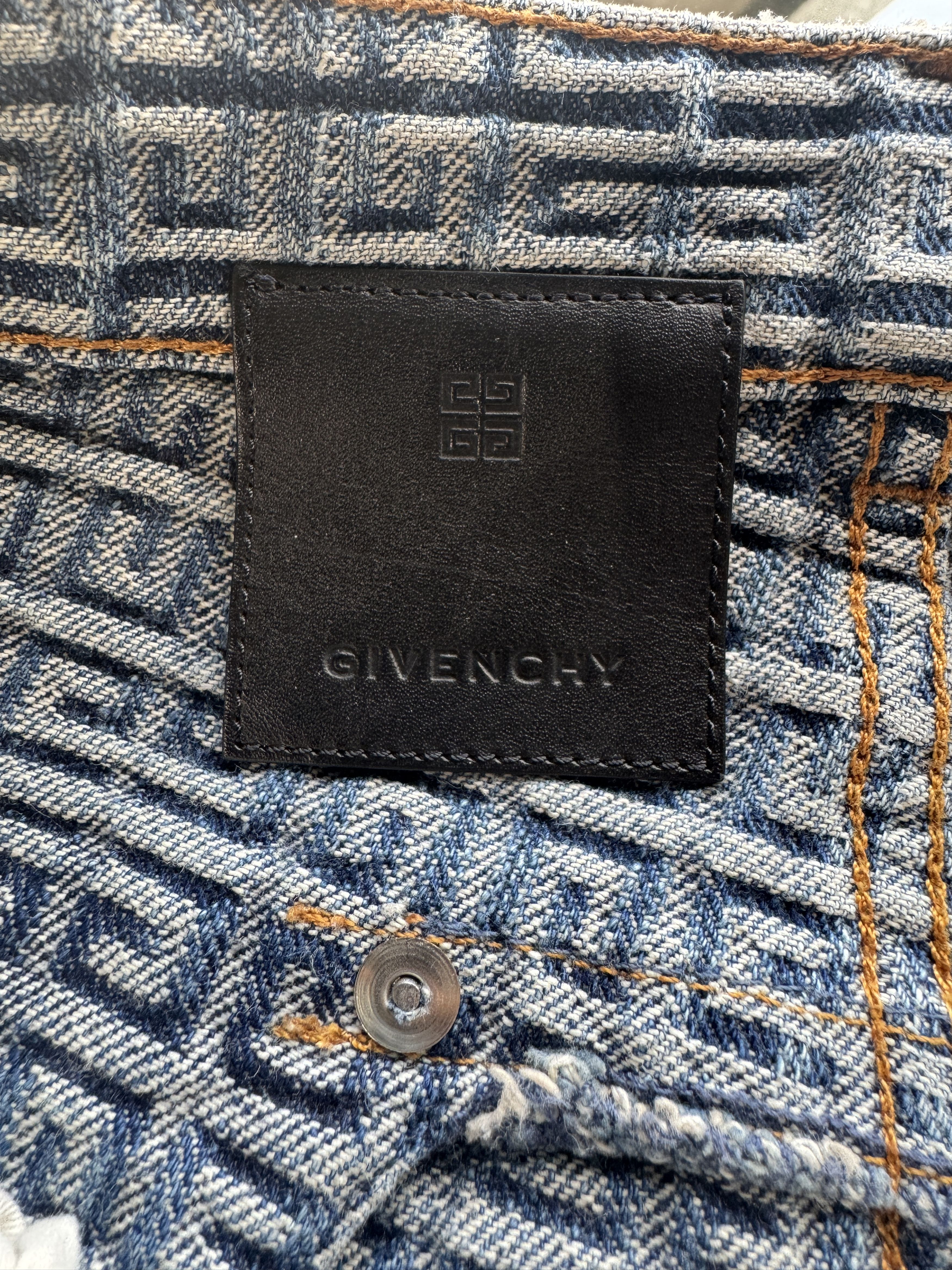 Givenchy Monogram 4G Jeans Size US 29 - 4 Thumbnail