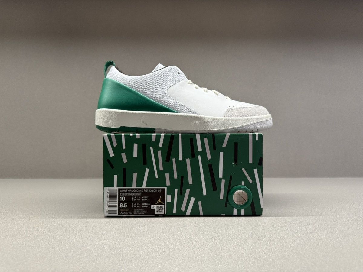 Jordan Brand × Nina Chanel Abney Jordan 2 Retro Low SE Nina Chanel Abney White Malachite W Size US 10 / IT 40 - 4 Thumbnail