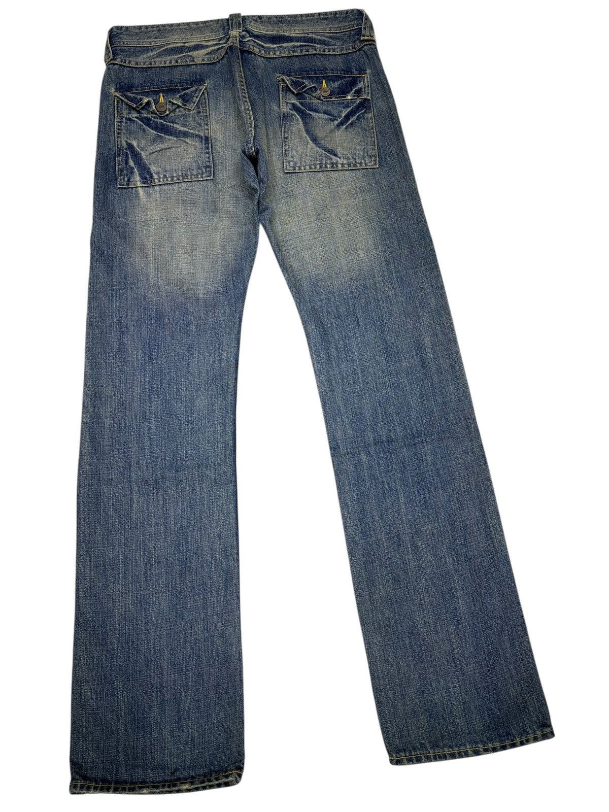 Kapital Vintage Japanese Back Number Mud Wash Bush Jeans Size US 32 / EU 48 - 4 Thumbnail