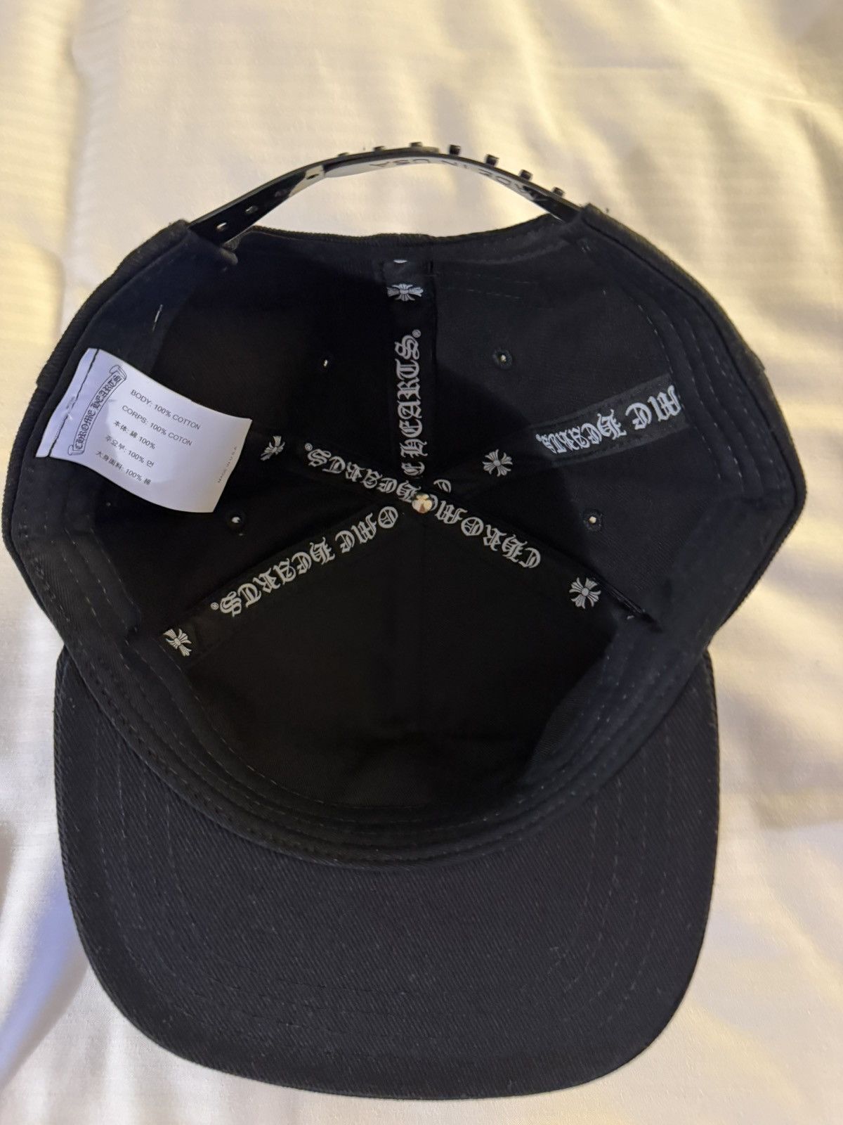 Chrome Hearts Chrome Hearts Vertical Logo Baseball Hat - Brand New Size ONE SIZE - 3 Thumbnail