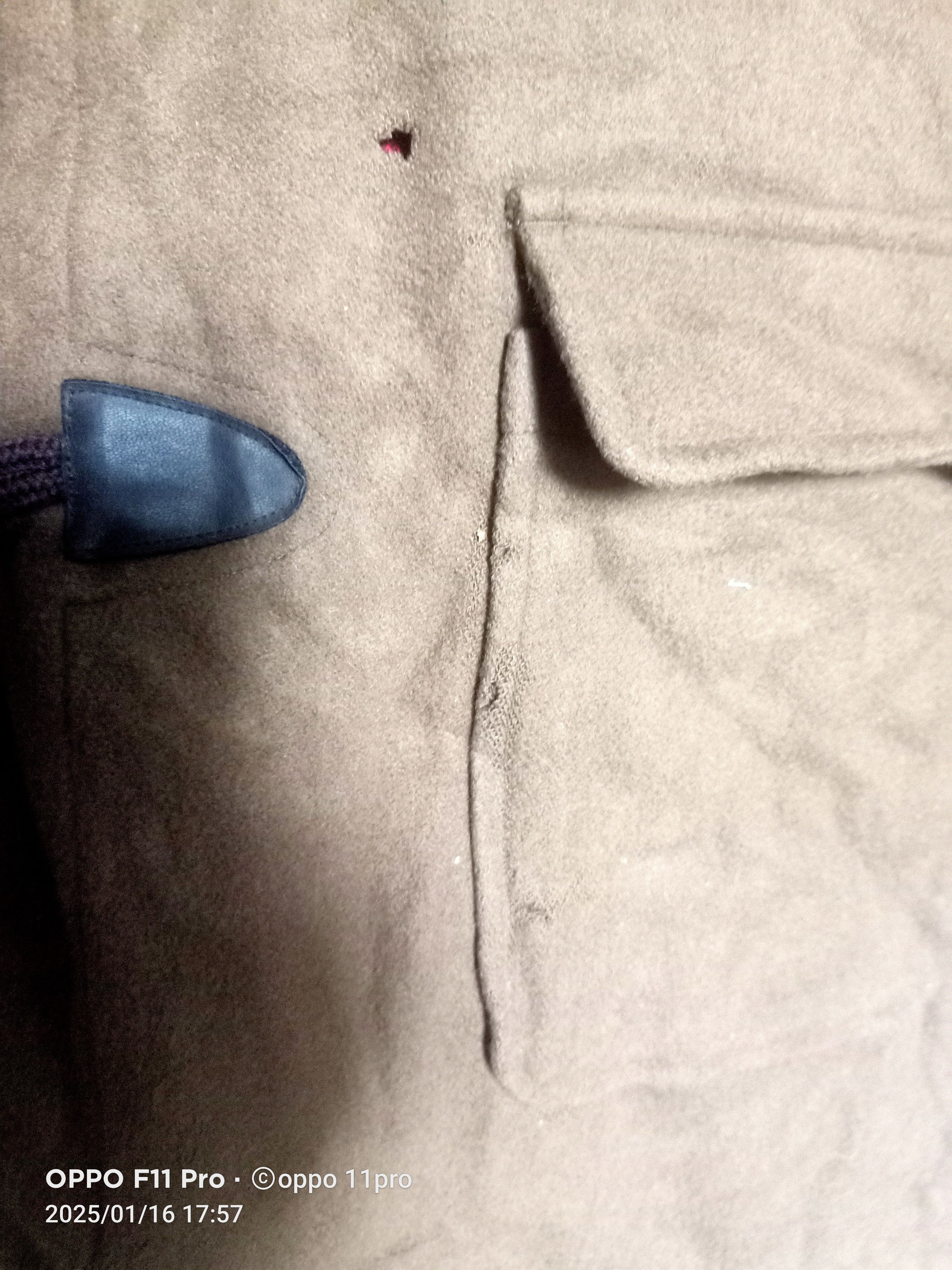 Japanese Brand × Vintage Men'S Gumu Trench Coat Wool Double Poket Size US XXL / EU 58 / 5 - 5 Thumbnail