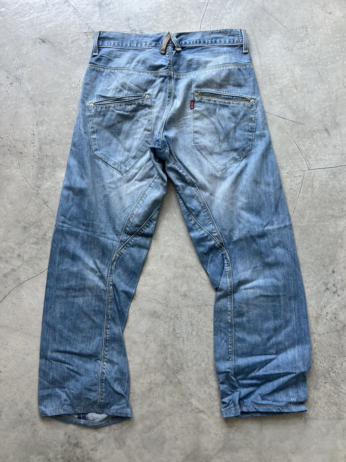 Levi's Levis Engineered Jeans Buckleback Tag W27 Actual 30x29.5 Size US 30 / EU 46 - 4 Thumbnail
