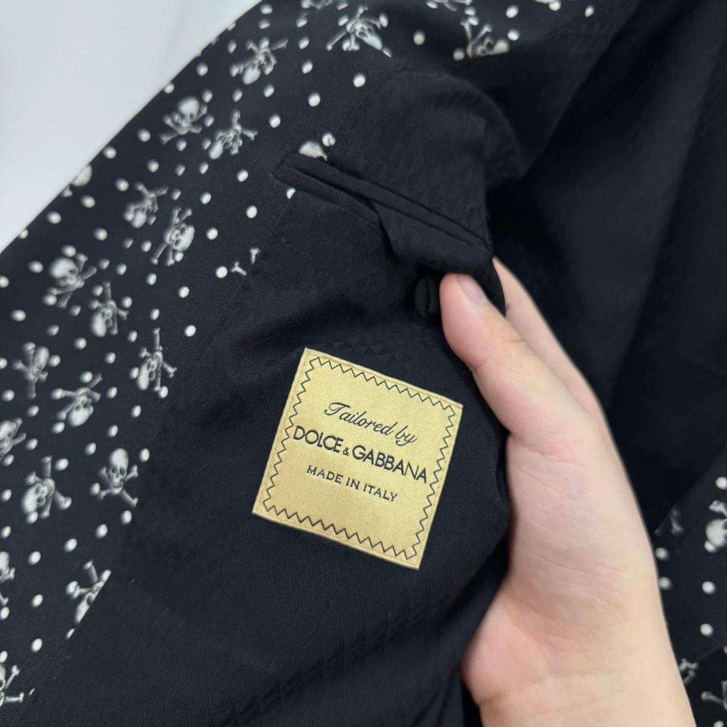 Dolce & Gabbana Dolce&Gabbana Skull Wool Suit Jacket Size US S / EU 44-46 / 1 - 5 Thumbnail