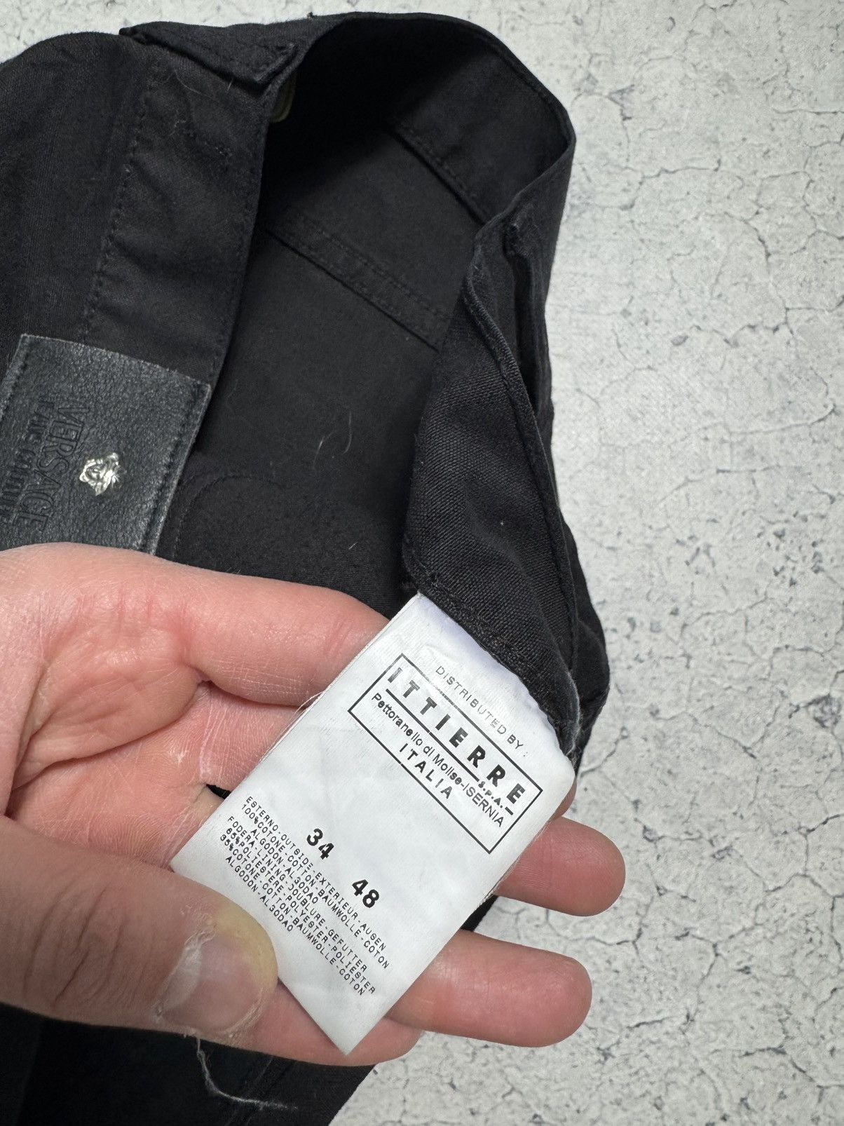 Versace Jeans Couture Versace Jeans Couture Luxury Black Trousers Pants Size US 32 / EU 48 - 8 Thumbnail