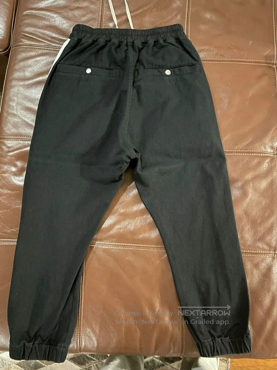 Rick Owens Rick Owens Long Sporty Pants in Black. Size US 26 / EU 42 - 2 Thumbnail