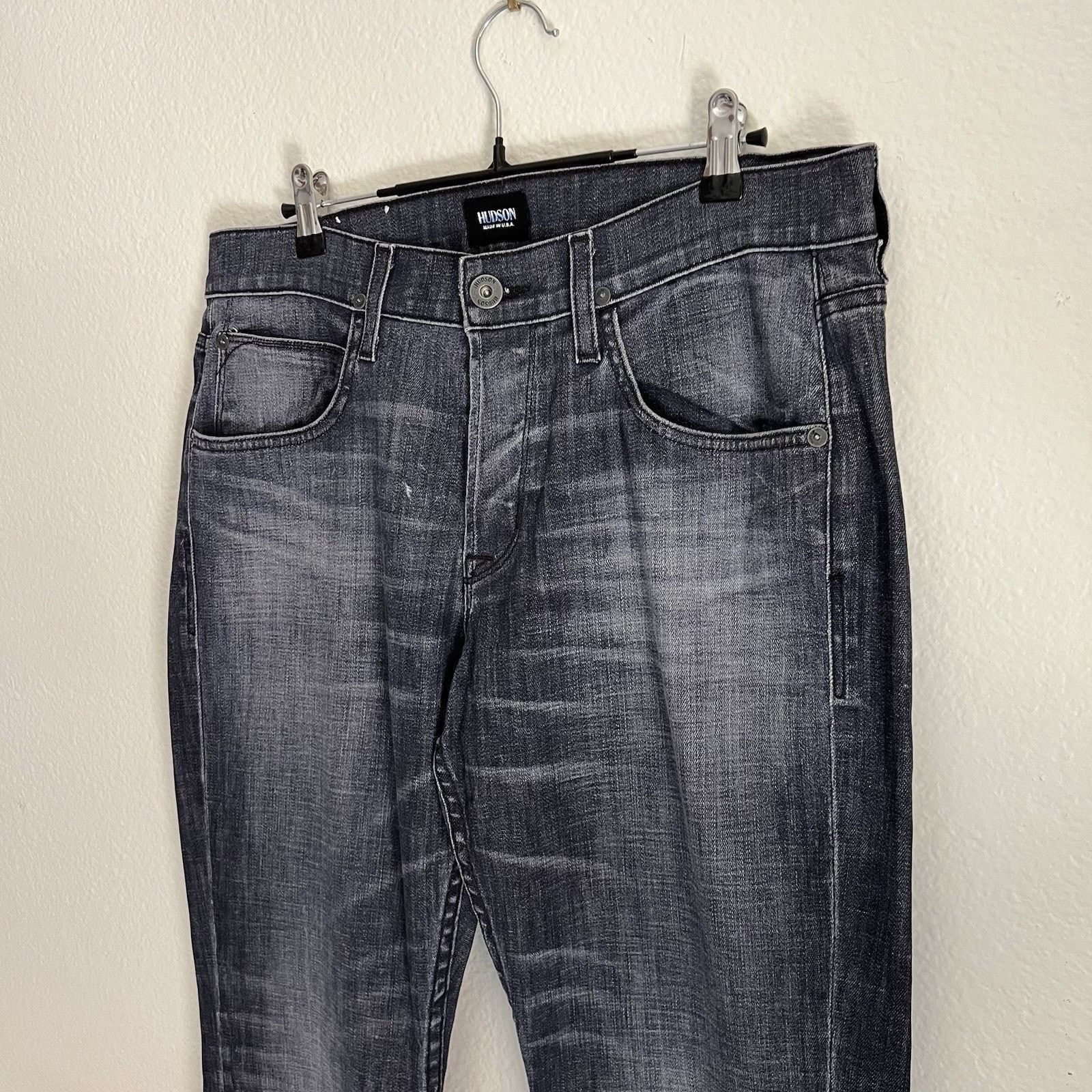 Hudson NWOT HUDSON Blake 32x33 Slim Straight Men Button Fly Size US 32 / EU 48 - 2 Thumbnail