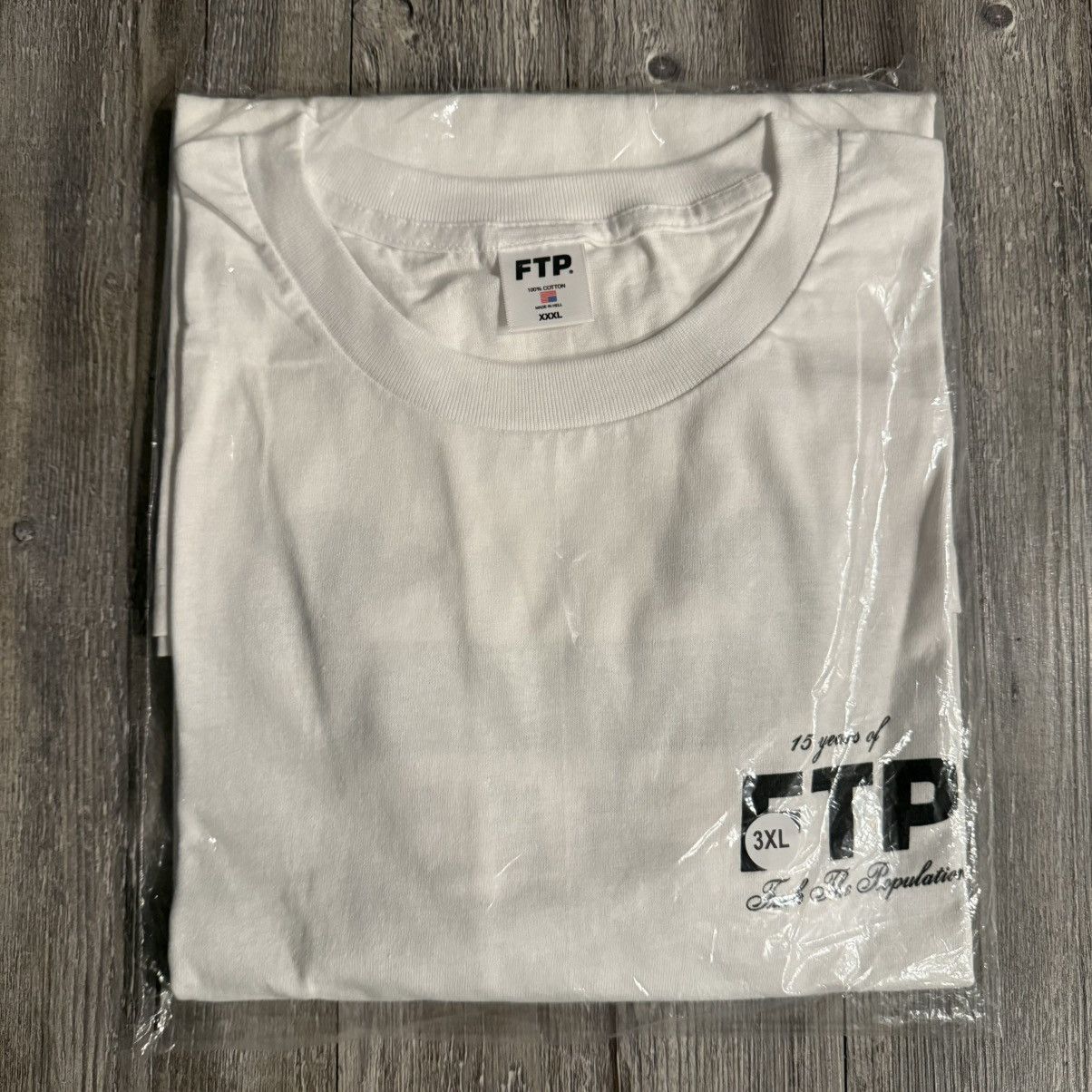トップス FTP 15 YEAR ANNIVERSARY TEE WHITE L FTP 15 Year Anniversary Tee White Size XXL BRAND NEW ORDER