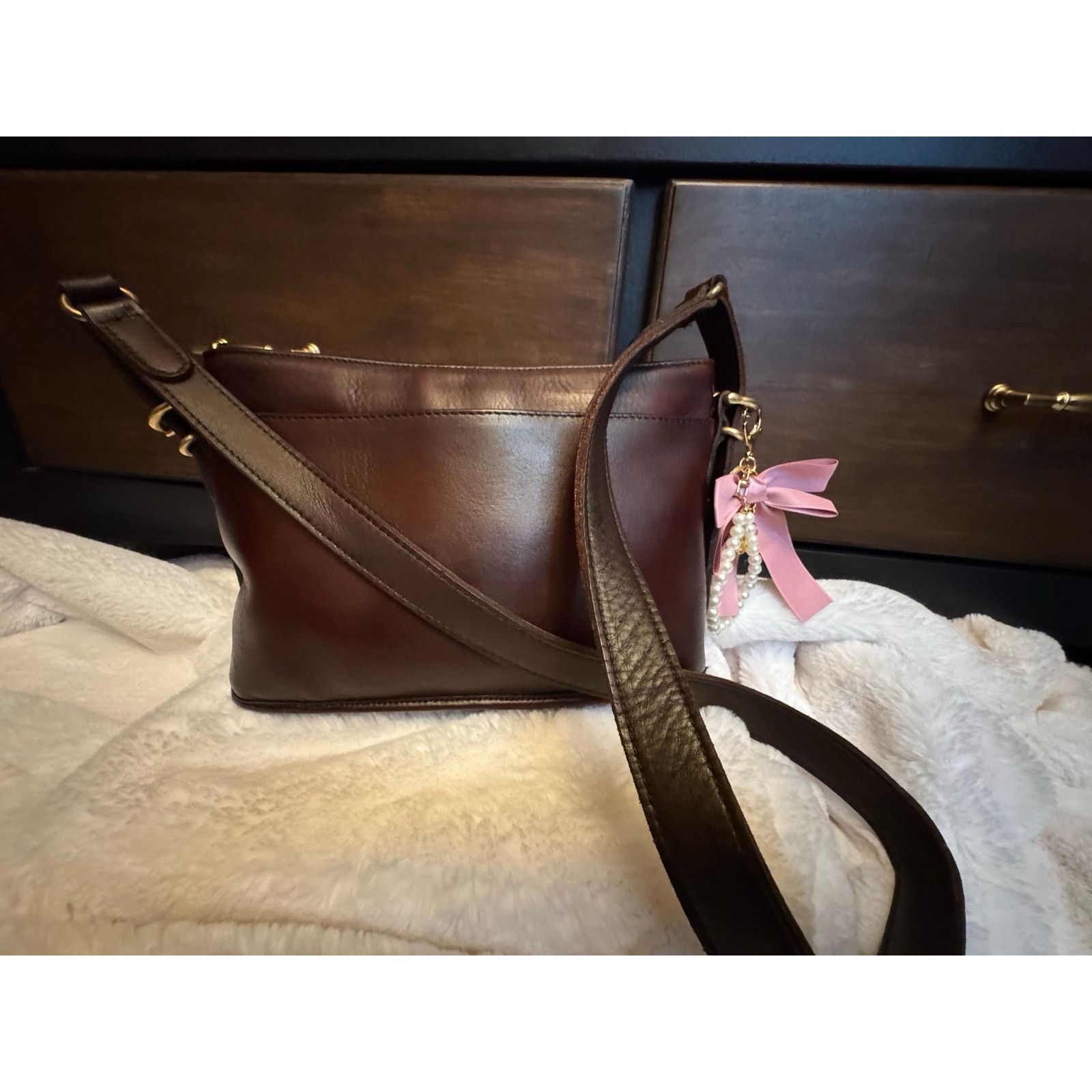 Coach Coach Vintage Equestrian Crossbody Bag in Brown – Restored Size ONE SIZE - 9 Thumbnail