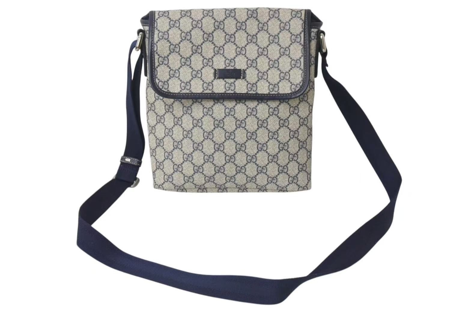 Gucci.crossbody.bag.gg.supreme in Beige, Men's