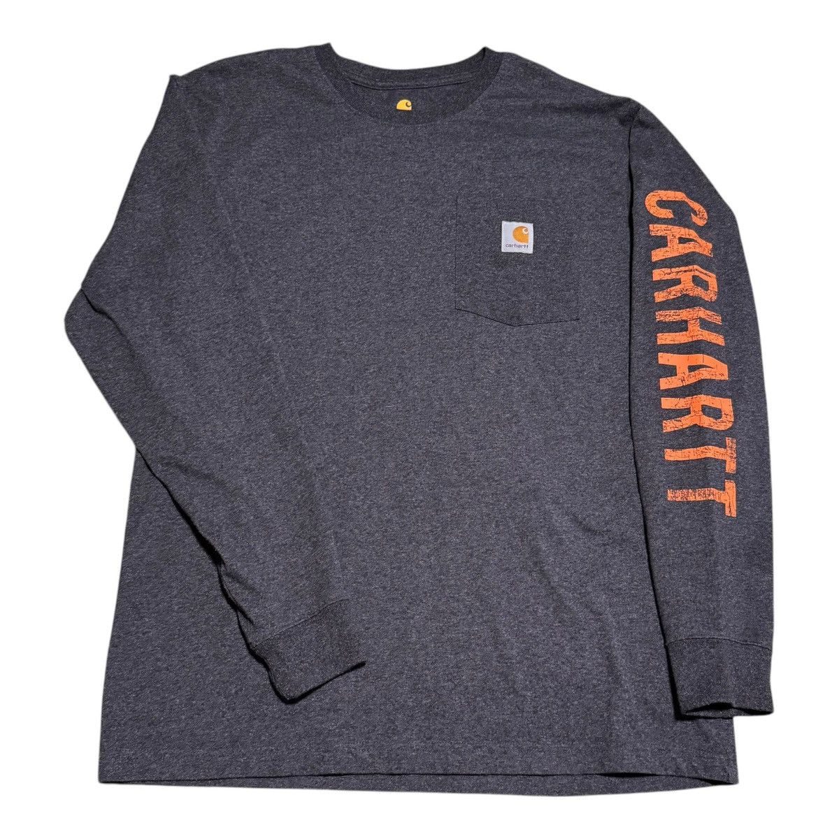 Carhartt Carhartt Gray Long Sleeve Pocket Shirt Adult Medium Size US M / EU 48-50 / 2 - 1 Thumbnail