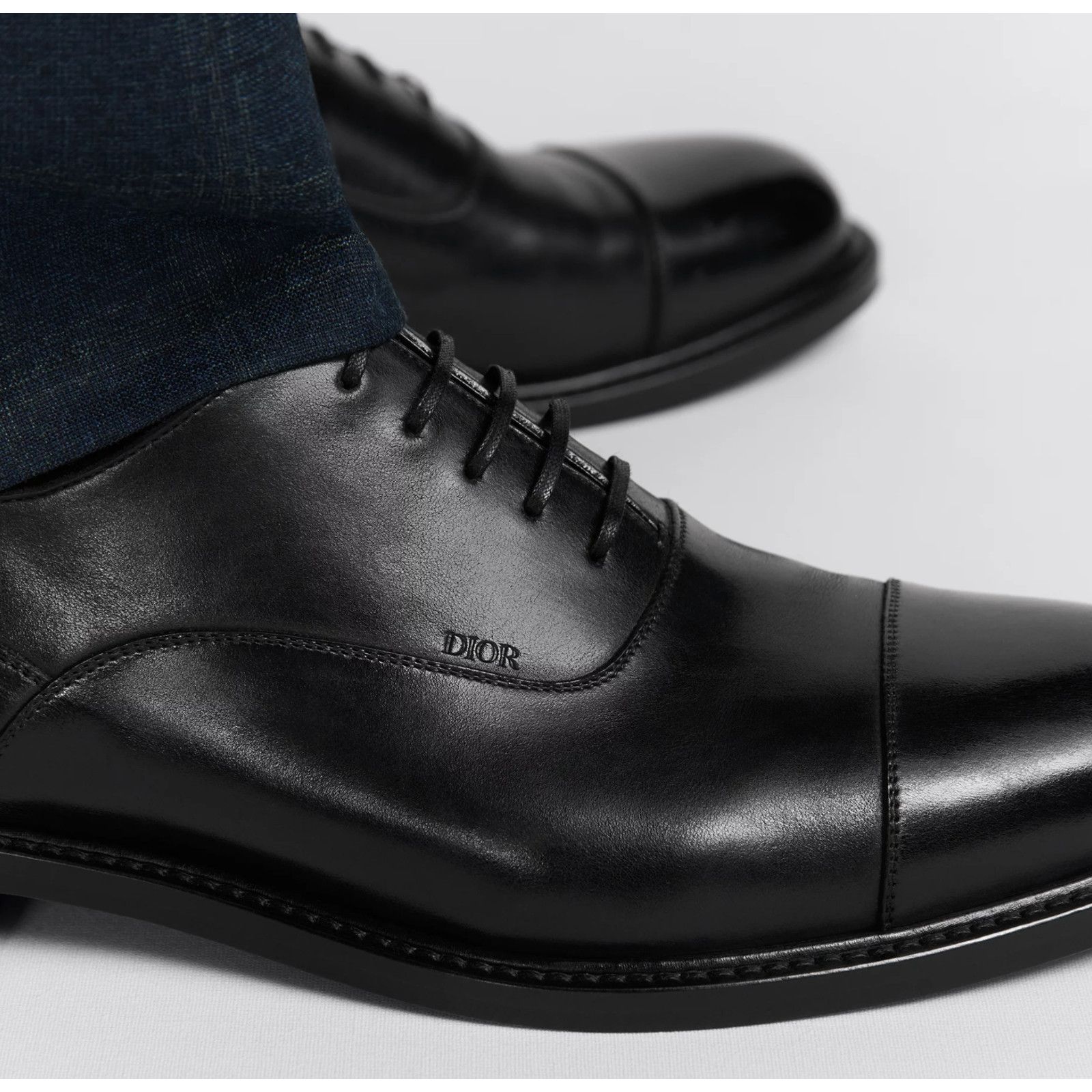 Dior Dior Embassy Calfskin Leather Flat Lace Up Dress Shoes 42 9 Size US 9 / EU 42 - 9 Thumbnail