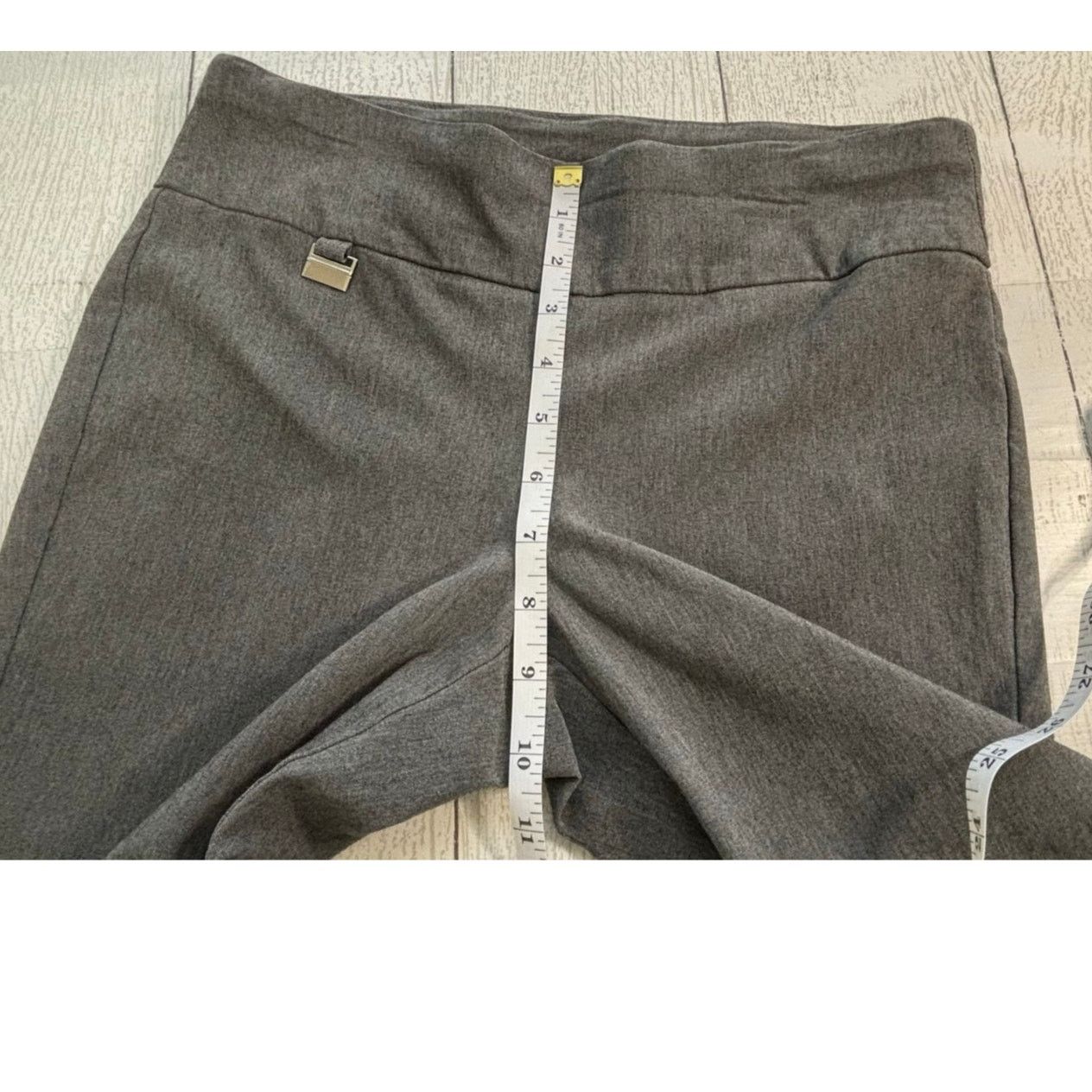 Alfani Alfani Gray Ankle Pants Women’s Size 4 Pull On Size 27" / US 4 / IT 40 - 5 Thumbnail