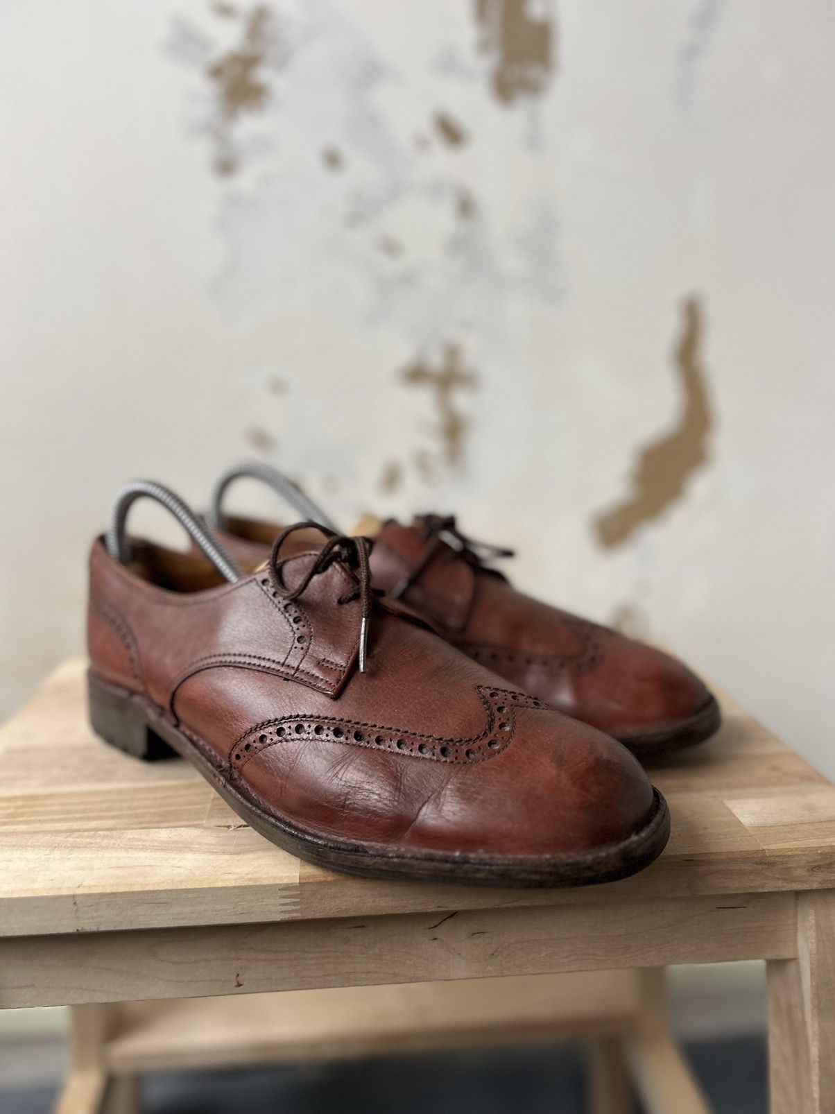 Crockett & Jones × J.M. Weston Crockett & Jones Brown Brogue Shoes Size US 9 / EU 42 - 3 Thumbnail