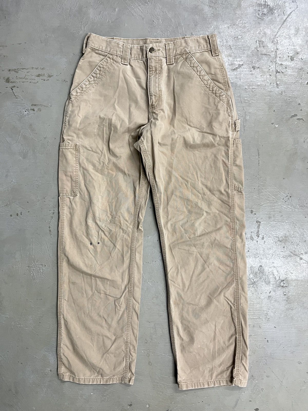 Carhartt CRAZY Carhartt Distressed Carpenter Pants Size US 30 / EU 46 - 1 Thumbnail