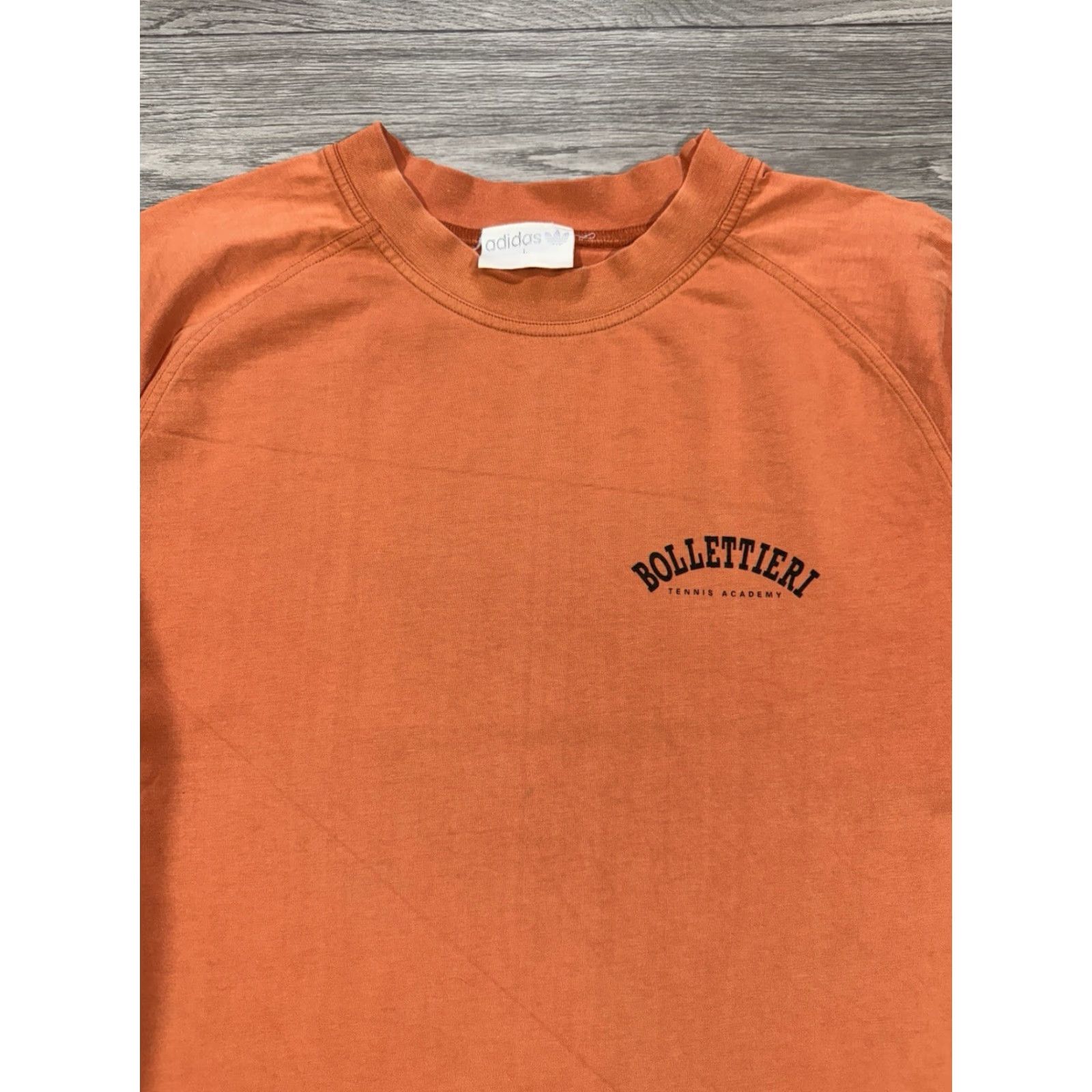 Adidas VINTAGE adidas BOLLETTIERI Tennis Academy Orange Cotton Tee Shirt L Men Short Sleeve Shirt Mens Size US L / EU 52-54 / 3 - 5 Thumbnail