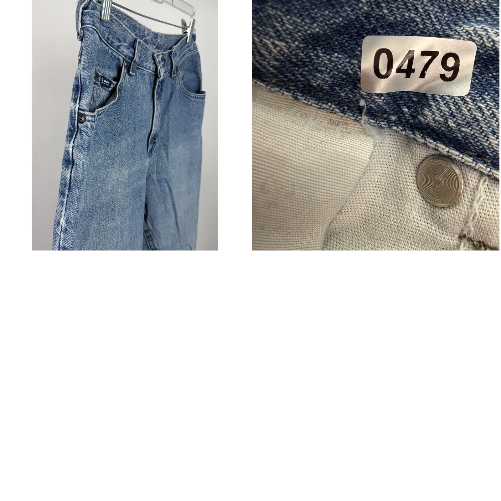 Lee VINTAGE Lee Jeans Womens 28x31 ACTUAL High Waist Tapered Leg 90s Grunge Mom Size 28" / US 6 / IT 42 - 9 Thumbnail
