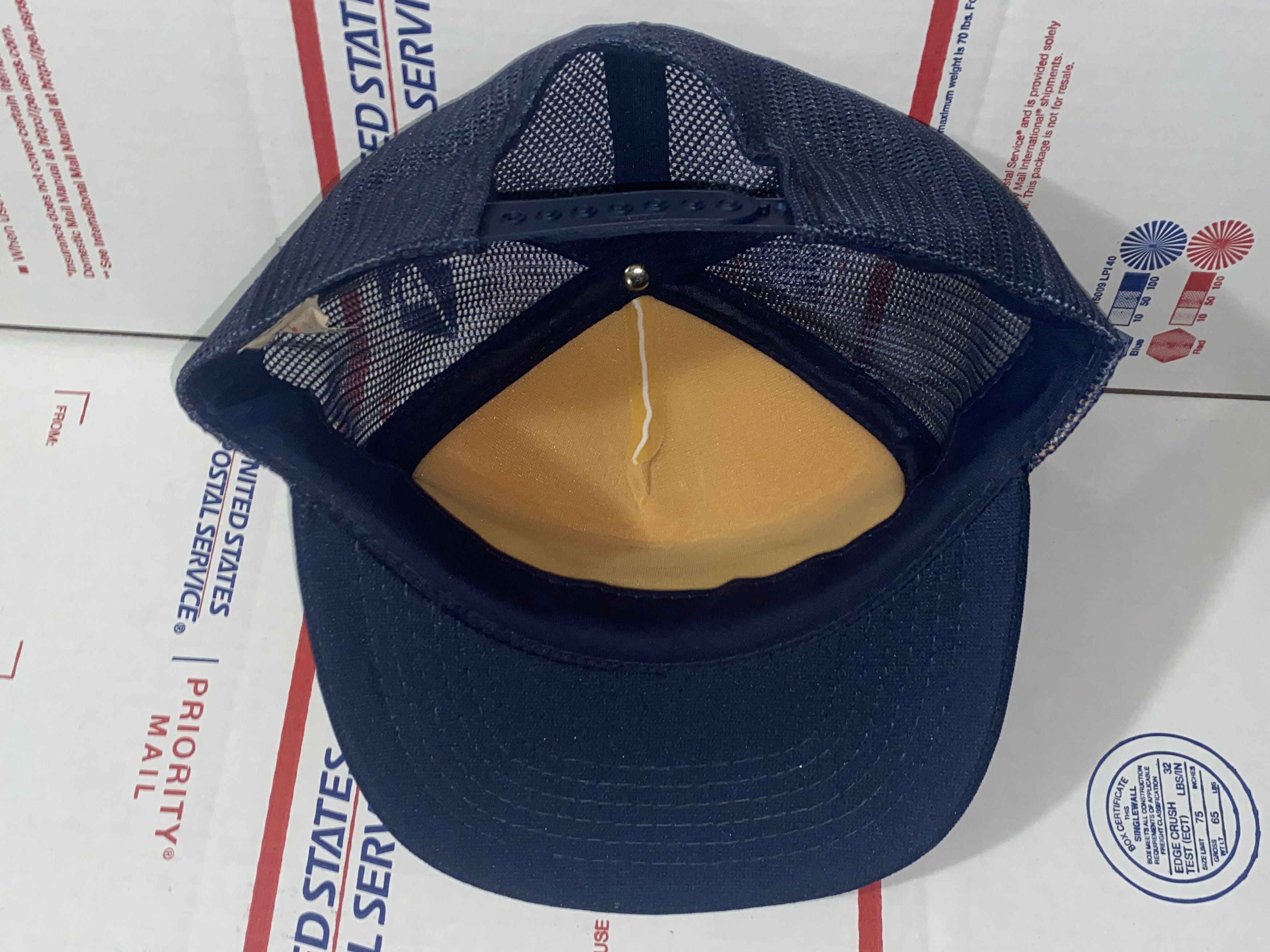 Yupong vintage Yupoong UNIFORM Rental Supply Inc. Trucker hat Cap ! Size ONE SIZE - 5 Thumbnail