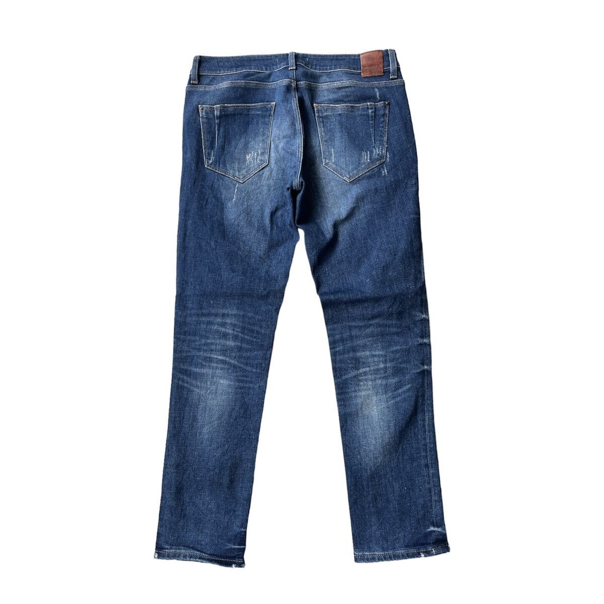 Zara Zara Denim Distressed Ankle Cut Jeans Size US 32 / EU 48 - 2 Thumbnail