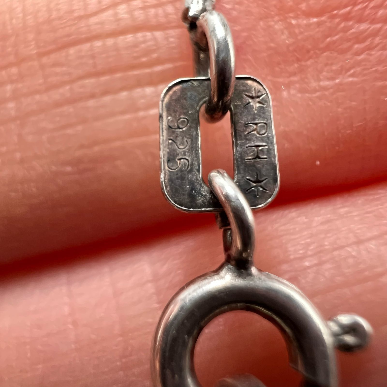 Sterling Silver Vintage Sterling Silver 925 Bracelet Box Chain Retro 3.7gr Size ONE SIZE - 4 Thumbnail