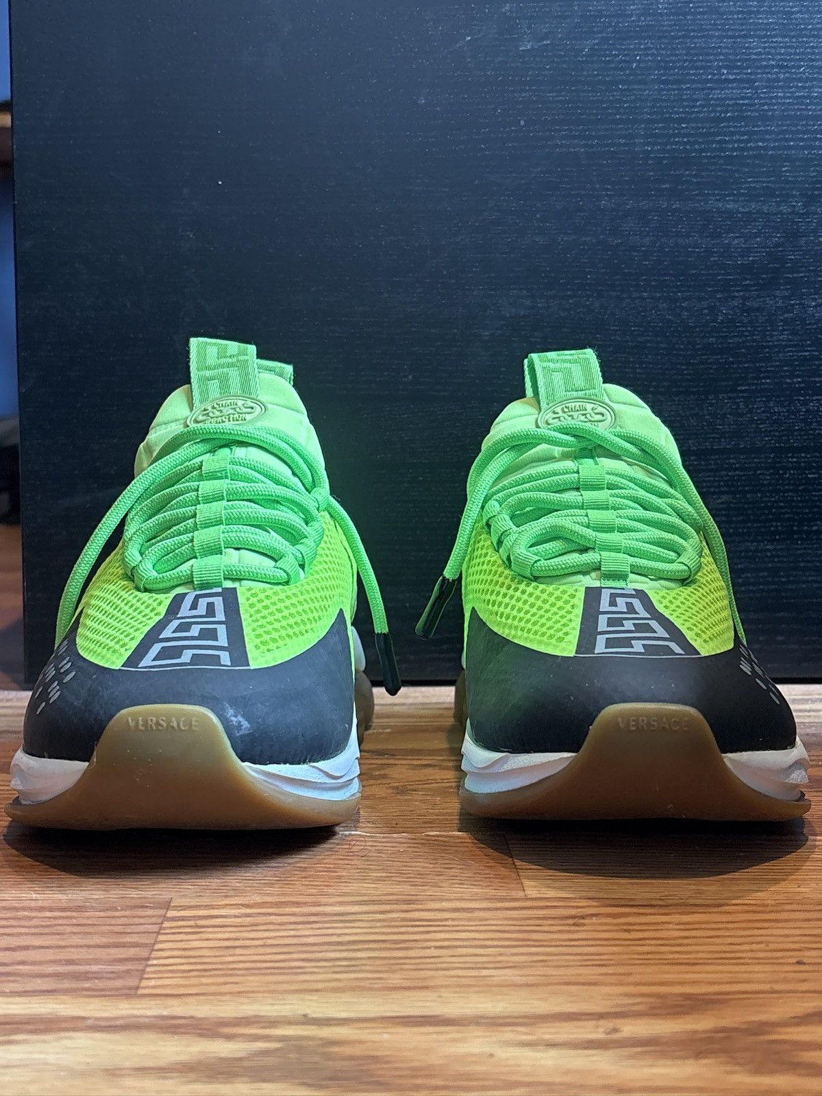 Versace Versace Cross Chainer “Fluo Green” Size US 11 / EU 44 - 6 Thumbnail