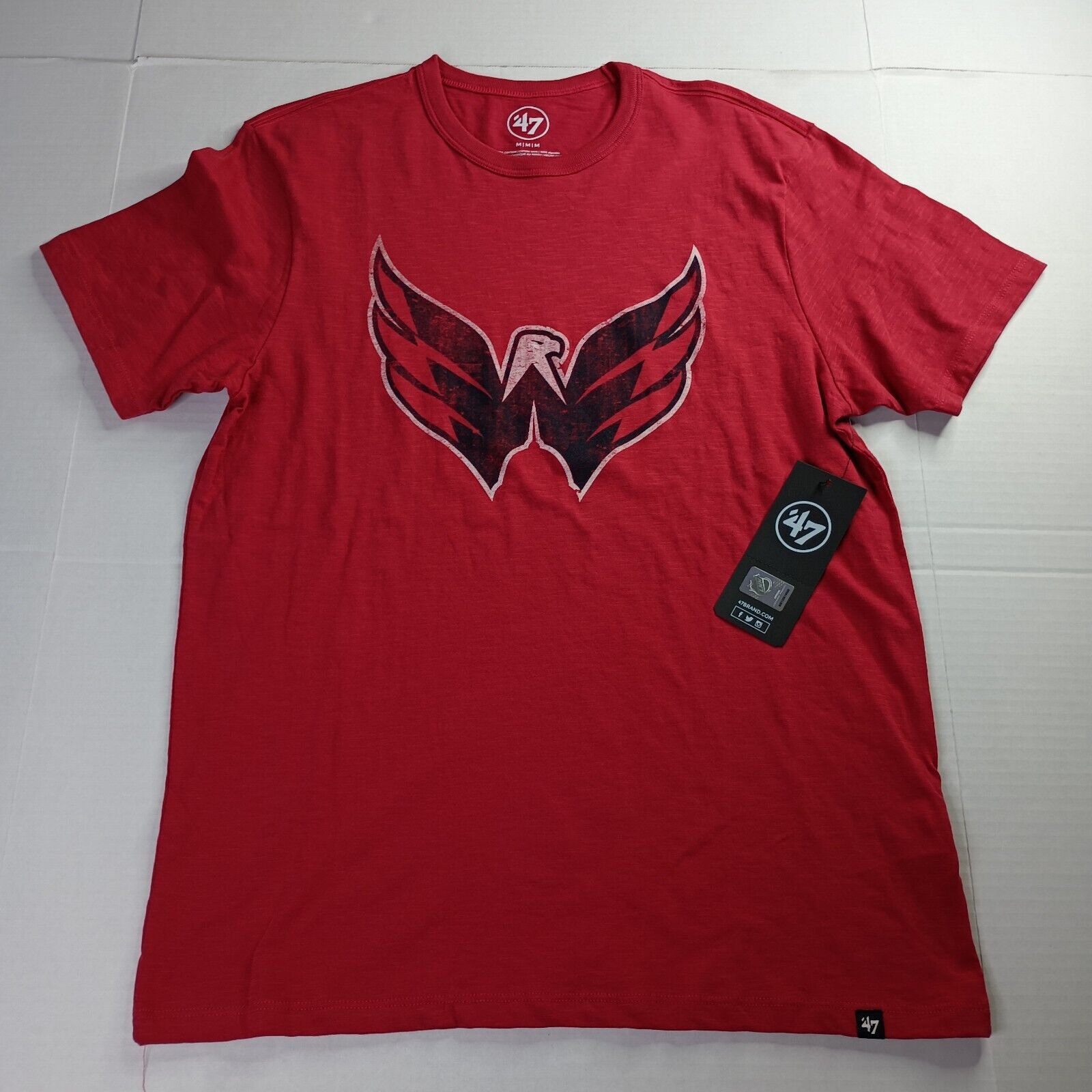 47 Brand Washington Capitals T-shirt Men's M Medium '47 Brand Red Size US M / EU 48-50 / 2 - 1 Thumbnail