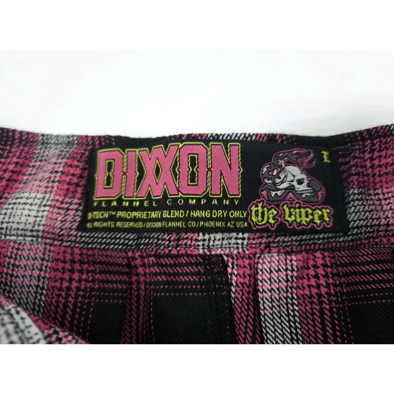 Vintage Dixxon Flannel Co. Womens Pink/Black Plaid Skirt Pockets Side Zip L A-Line Short 31" Waist 17" Length Size 36" / US 14 / IT 50 - 2 Thumbnail