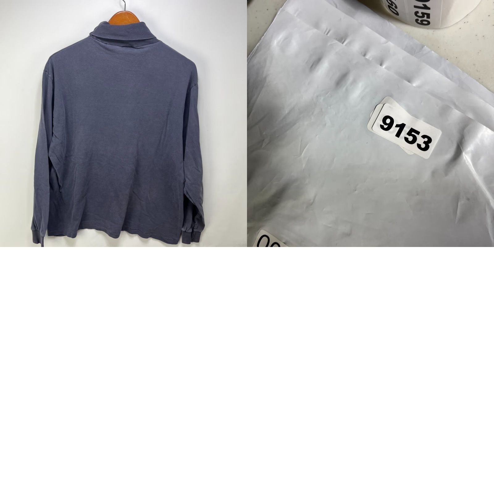 Adidas VINTAGE Adidas Turtleneck Long Sleeve Shirt L Gray 80s Sun Faded Trefoil Logo Men's Regular Knit Cotton Shirt Size US L / EU 52-54 / 3 - 9 Thumbnail