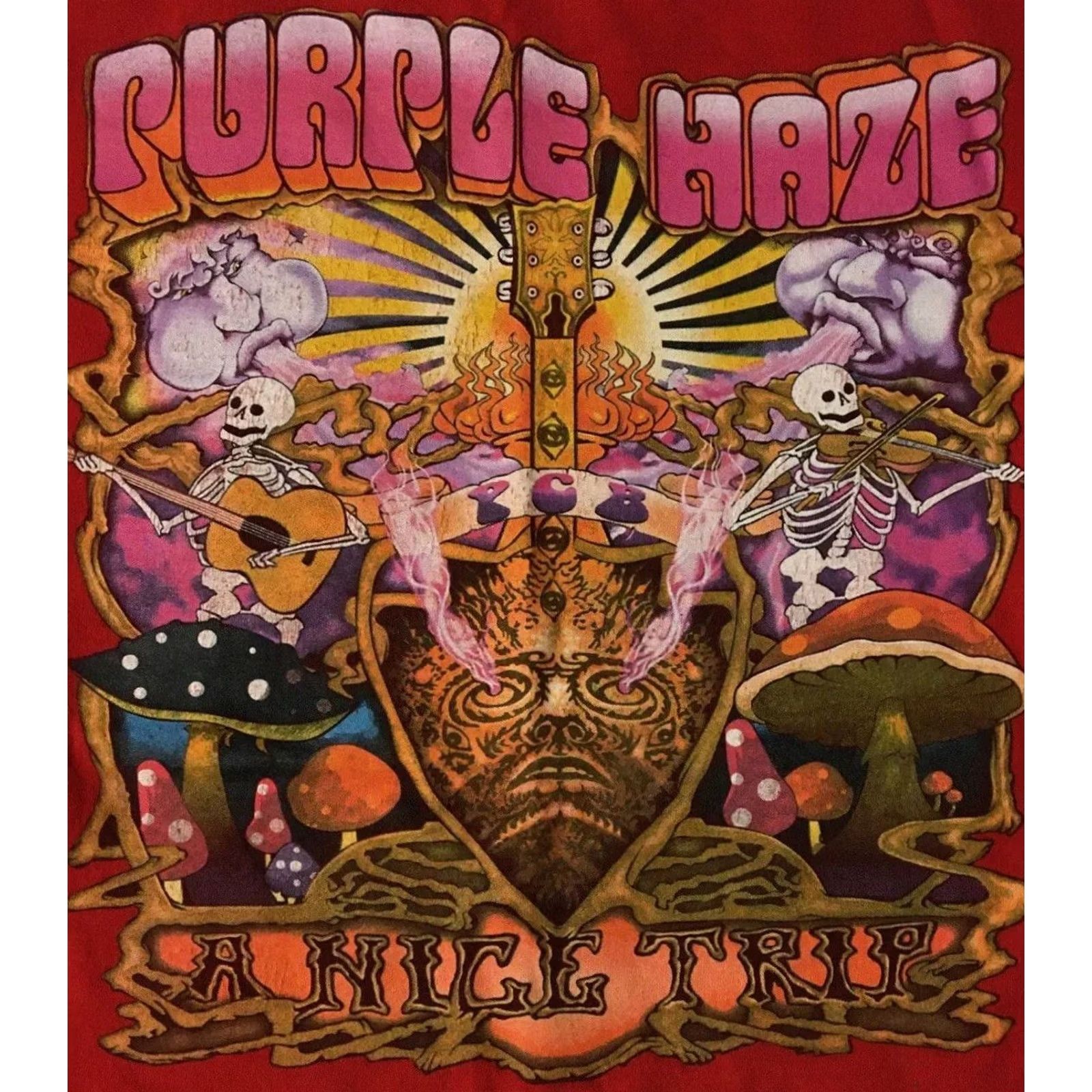 Vintage Vintage Purple Haze Smoke Shop Nice Trip Shirt S Psychedelic Weed Drugs Grunge 90s Size US S / EU 44-46 / 1 - 3 Thumbnail
