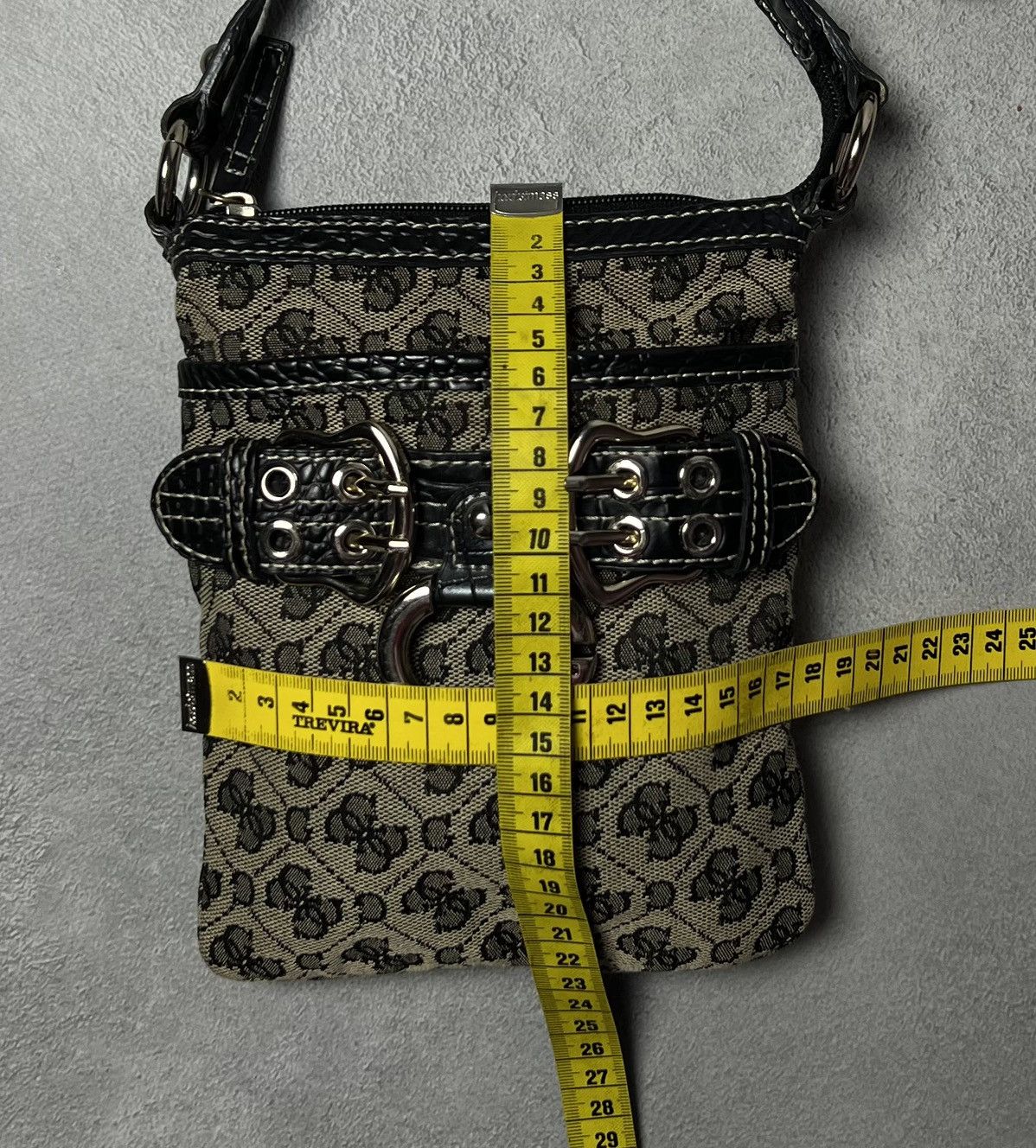 Guess GUESS Monogram Crossbody Shoulder Bag Metal Logo Size ONE SIZE - 16 Thumbnail
