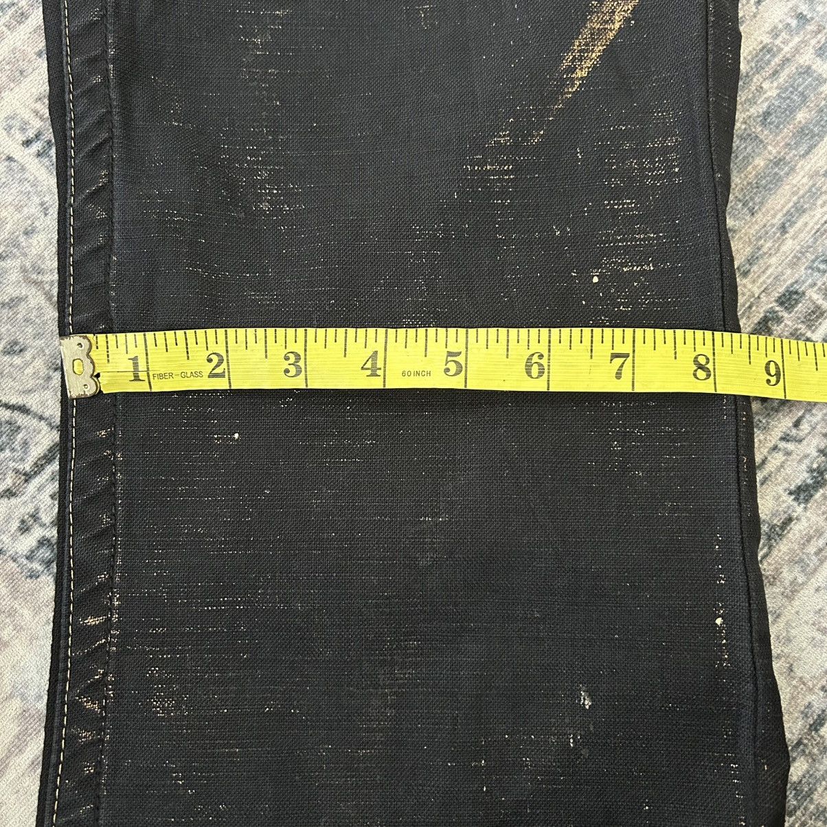 Japanese Brand Flared Nicole Punk Black Pants Size US 31 - 21 Thumbnail