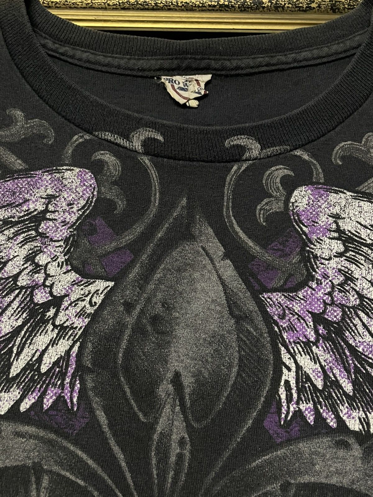 Affliction × Designer × Vintage Vintage 1990s Sunfaded The Amity Affliction Fleur Tshirt Size US M / EU 48-50 / 2 - 6 Thumbnail