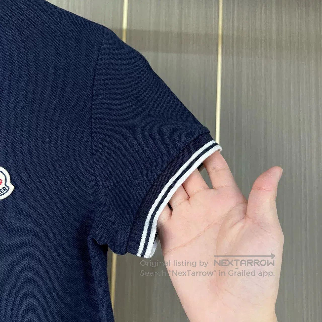Moncler Moncler Embroidered Logo Polo Short Sleeve. Size US XS / EU 42 / 0 - 6 Thumbnail