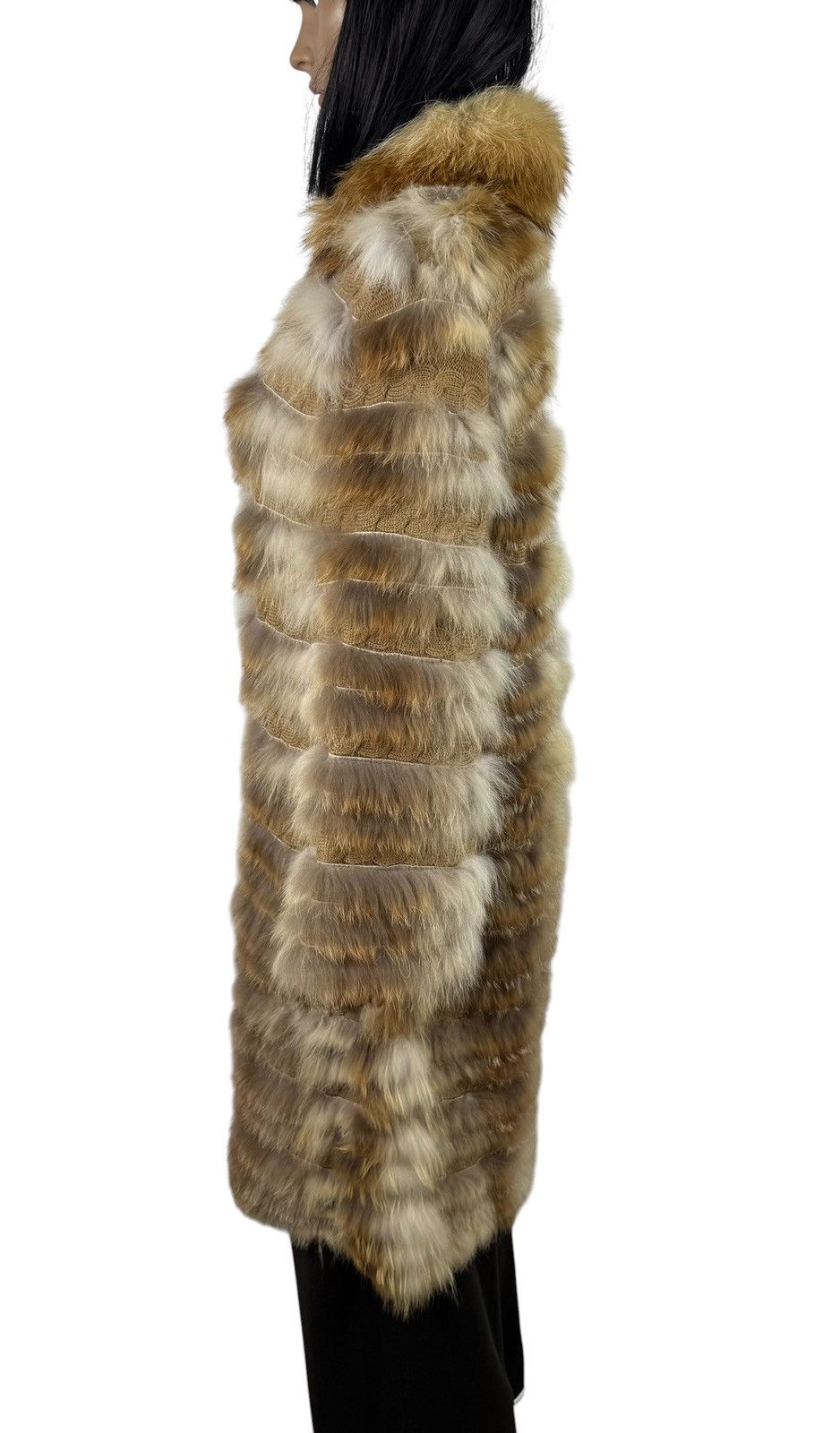 Giorgio Brato Giorgio Brato Fur Real Coat Silk Trim size 42 Size M / US 6-8 / IT 42-44 - 7 Thumbnail