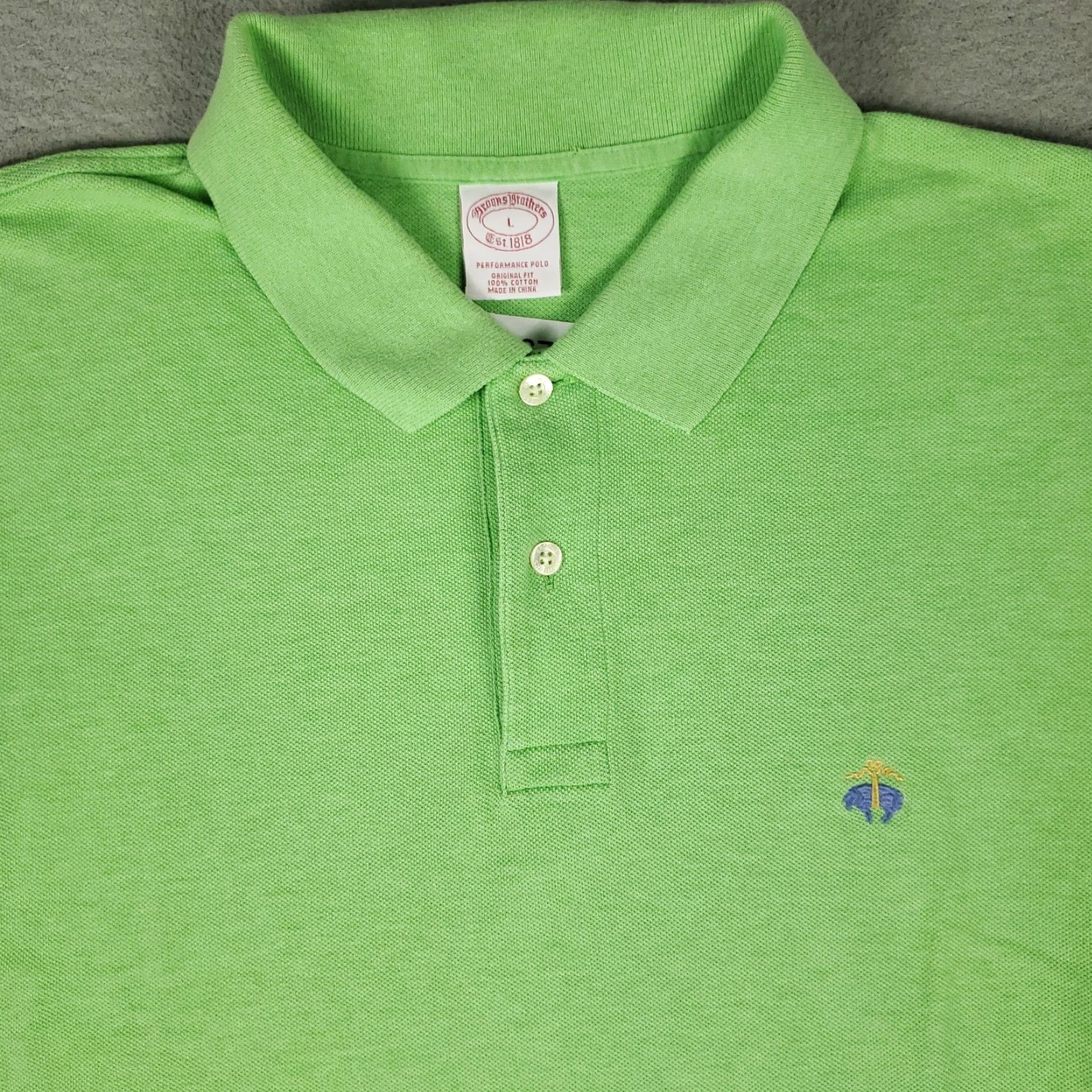 Brooks Brothers Brooks Brothers Polo Shirt Mens Size Large Green Casual Short Sleeve Ladies? Size US L / EU 52-54 / 3 - 2 Thumbnail