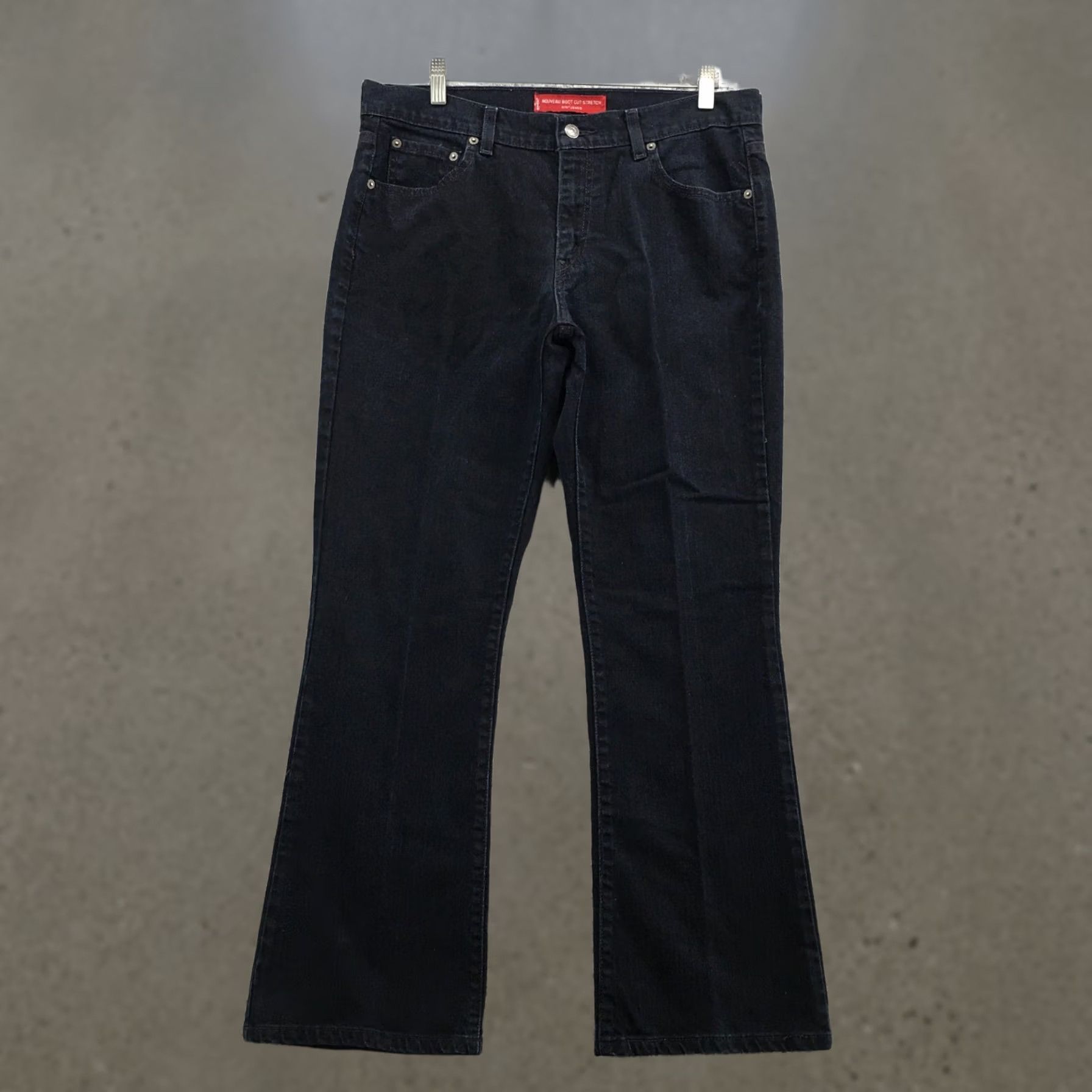 Denime Nouveau 515 Bootcut Jeans Womens 12s Blue Denim Mid Rise Zip Fly Stretch Denim Jeans Women Regular 34x30 Blue Size 34" / US 12 / IT 48 - 1 Thumbnail