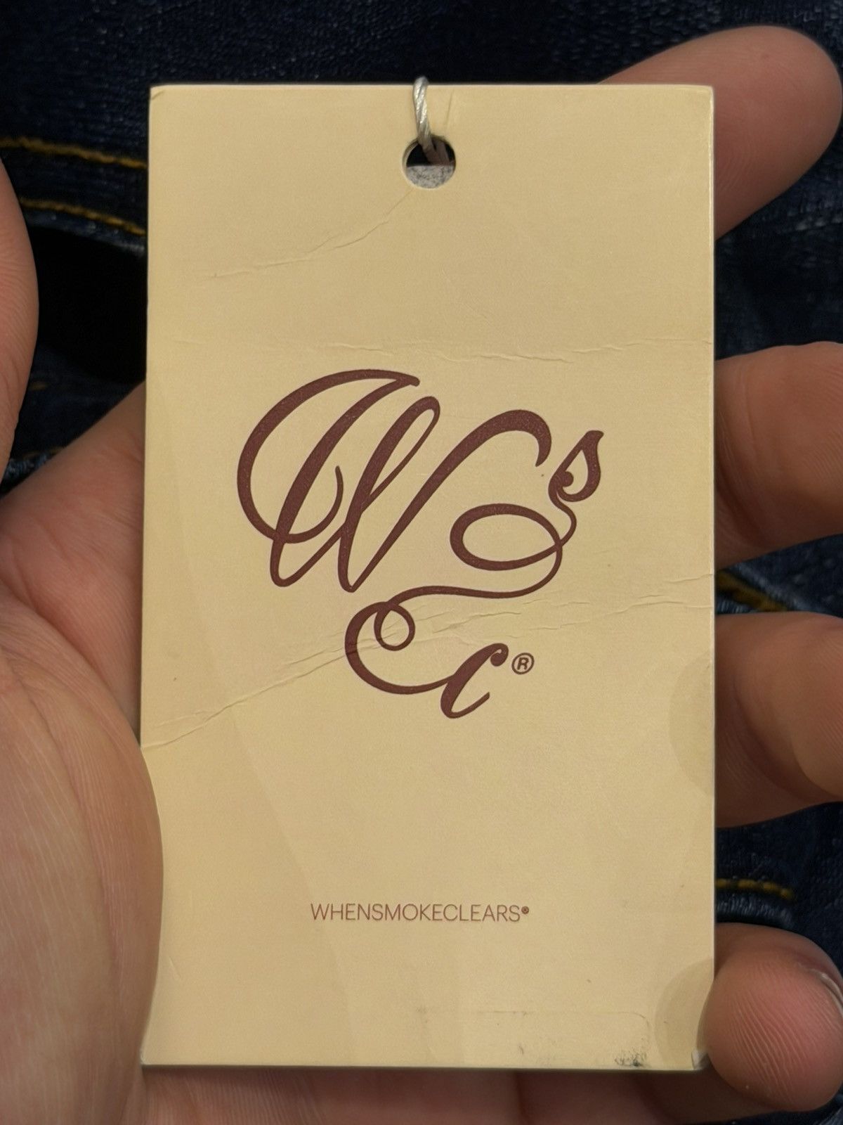 Whensmokeclears Fumi x WhenSmokeClears Pearl Blue Denim Jeans Size US 32 / EU 48 - 11 Thumbnail