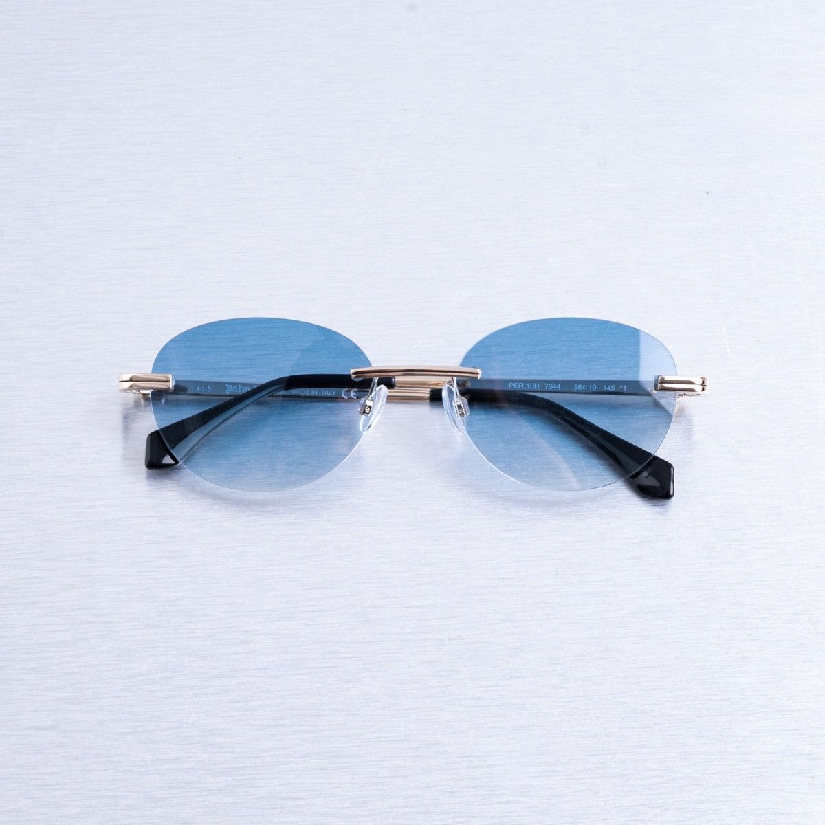 Palm Angels PALM ANGELS CRYSTAL GOLD BLUE GRADIENT SUNGLASSES Size ONE SIZE - 7 Thumbnail