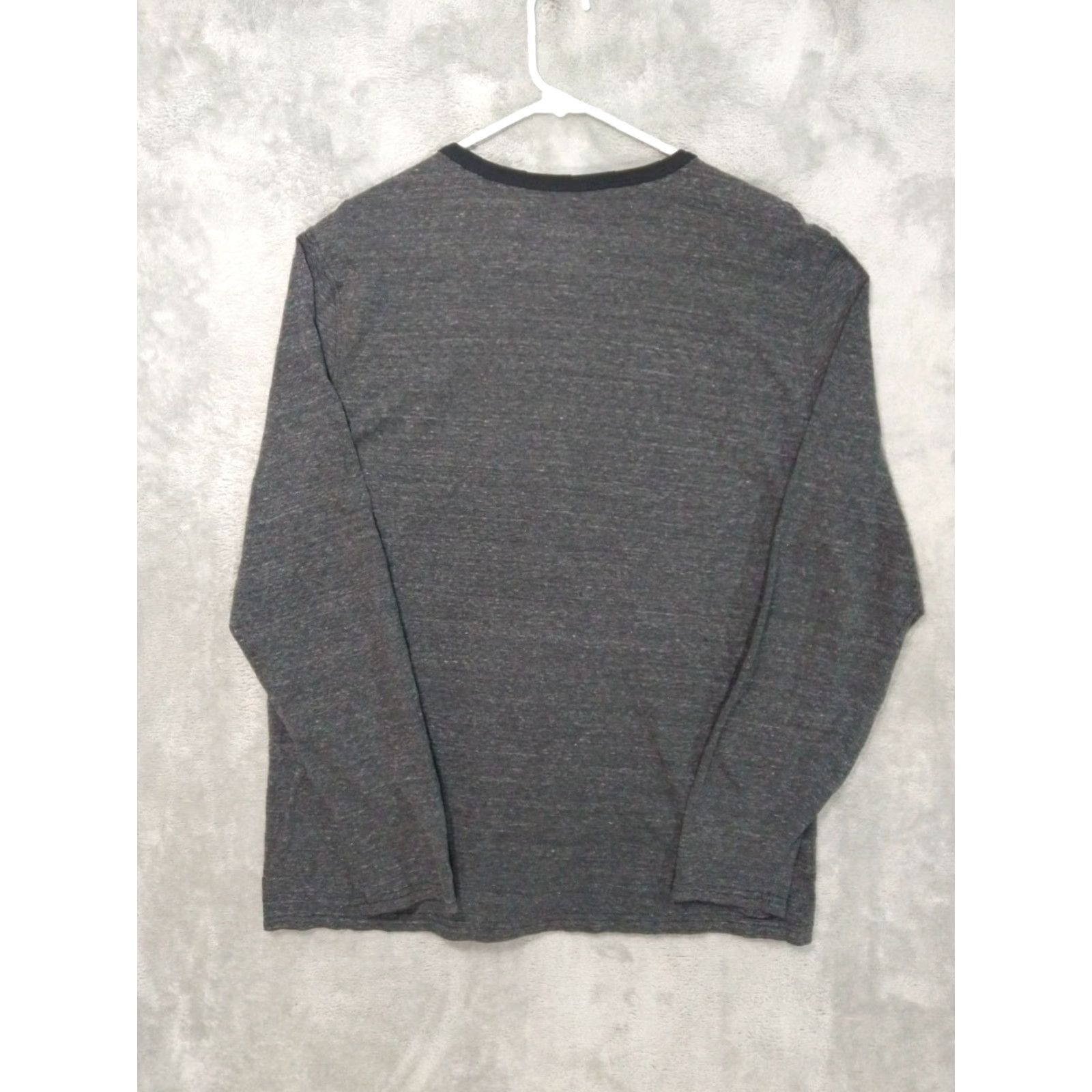 American Eagle Outfitters VINTAGE American Eagle Outfitters Shirt Mens XL Gray Henley Long Sleeve Cotton Polyester Knit Regular Fit Size US XL / EU 56 / 4 - 2 Thumbnail