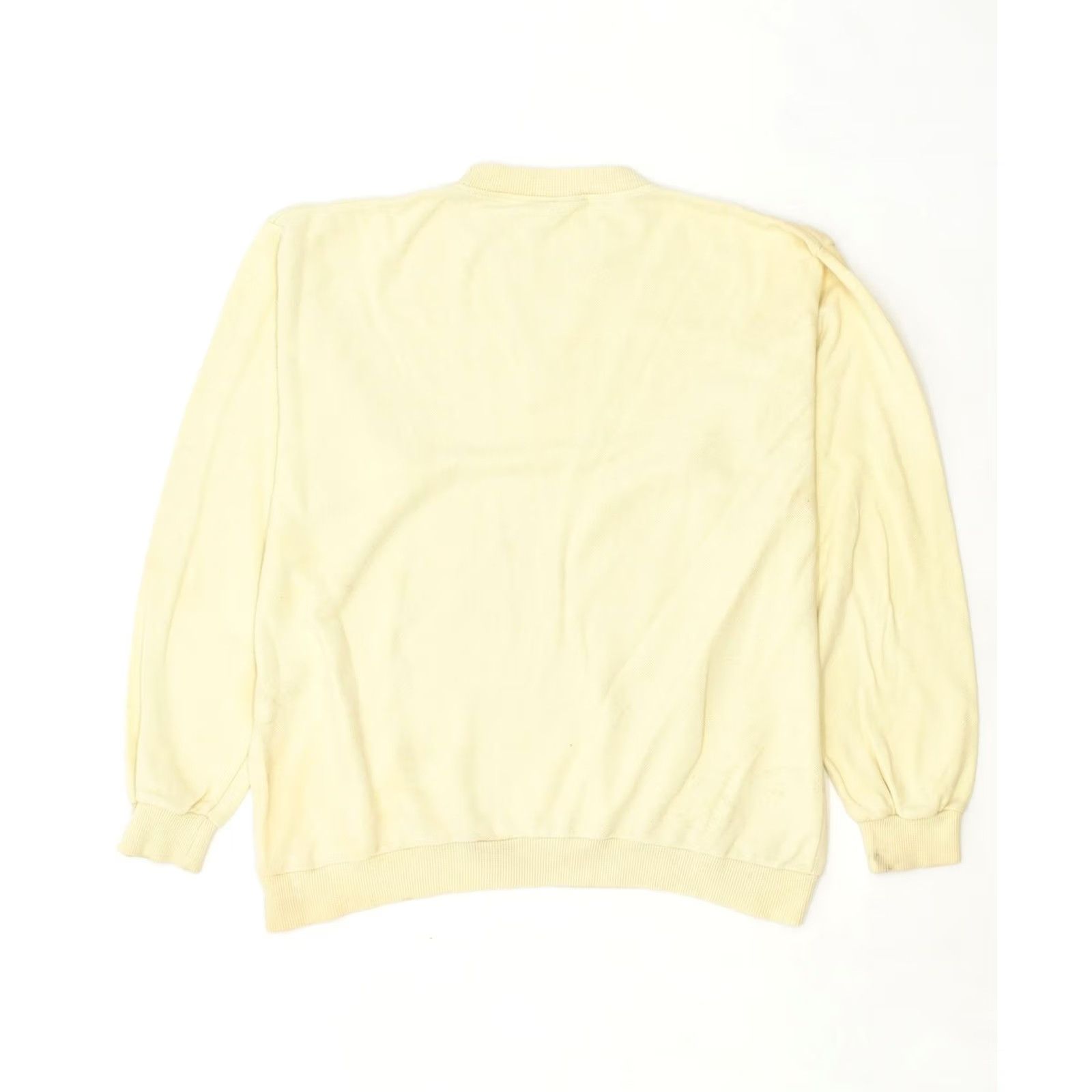 Vintage VINTAGE SAN MARCO VENTANA Womens Jumper Sweater Yellow 2XL Crew Neck Size XXL / US 16-18 / IT 52-54 - 2 Thumbnail