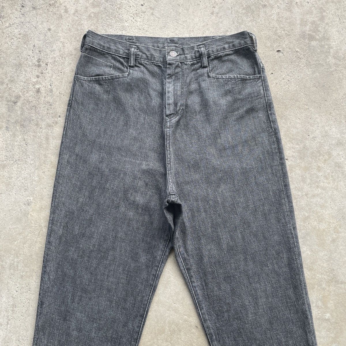 Yohji Yamamoto Vintage Y’S YOHJI YAMAMOTO Jeans Black Faded Denim Pants W30 Size US 30 / EU 46 - 4 Thumbnail