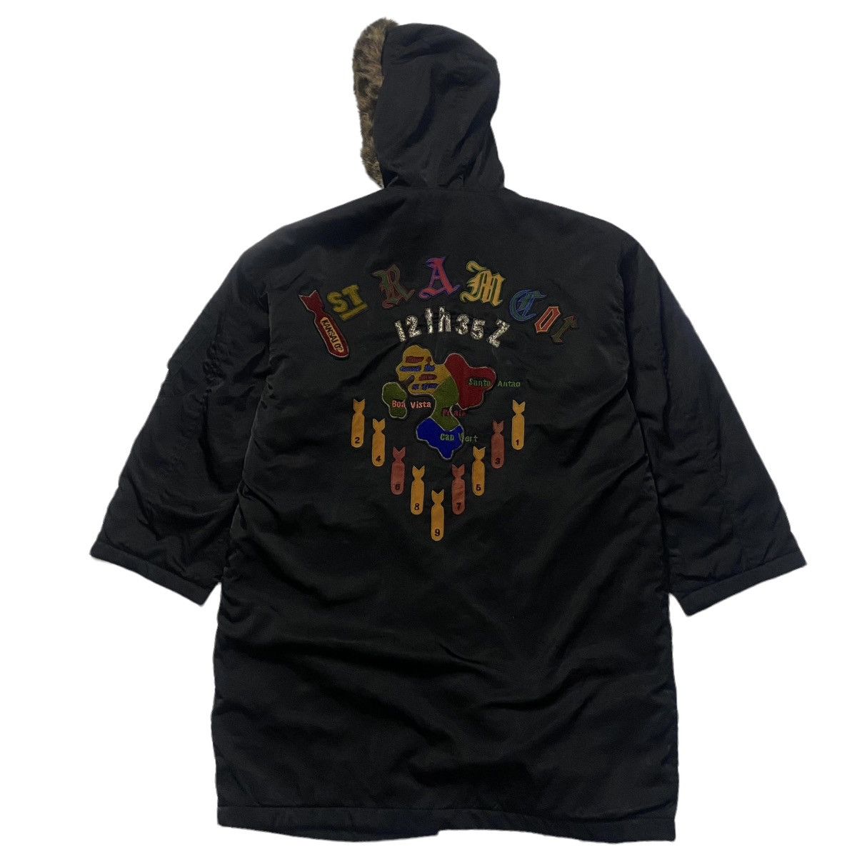 Kansai Yamamoto Vintage Kansai O2 St Ramcor Map Bomber Jacket Size US M / EU 48-50 / 2 - 1 Thumbnail