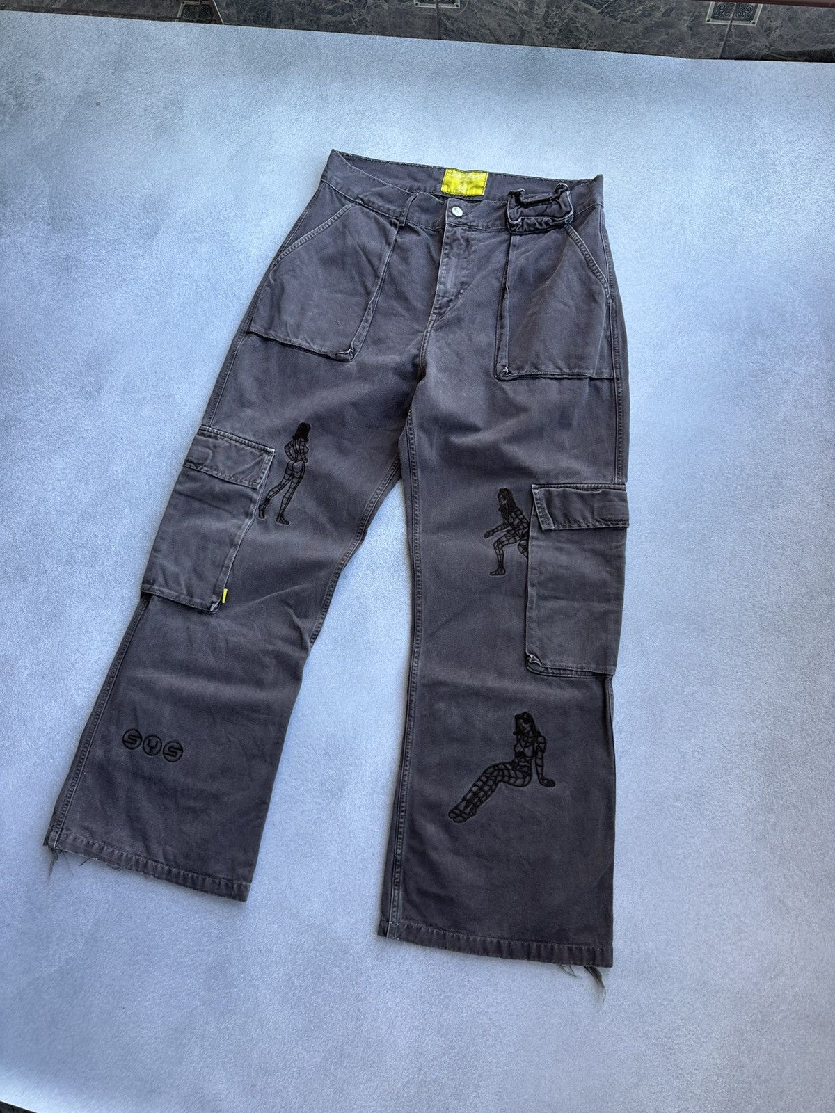 Systemic Systemic (システミック) x Slam Jam Graphic Cargo Pants Size US 32 / EU 48 - 2 Thumbnail