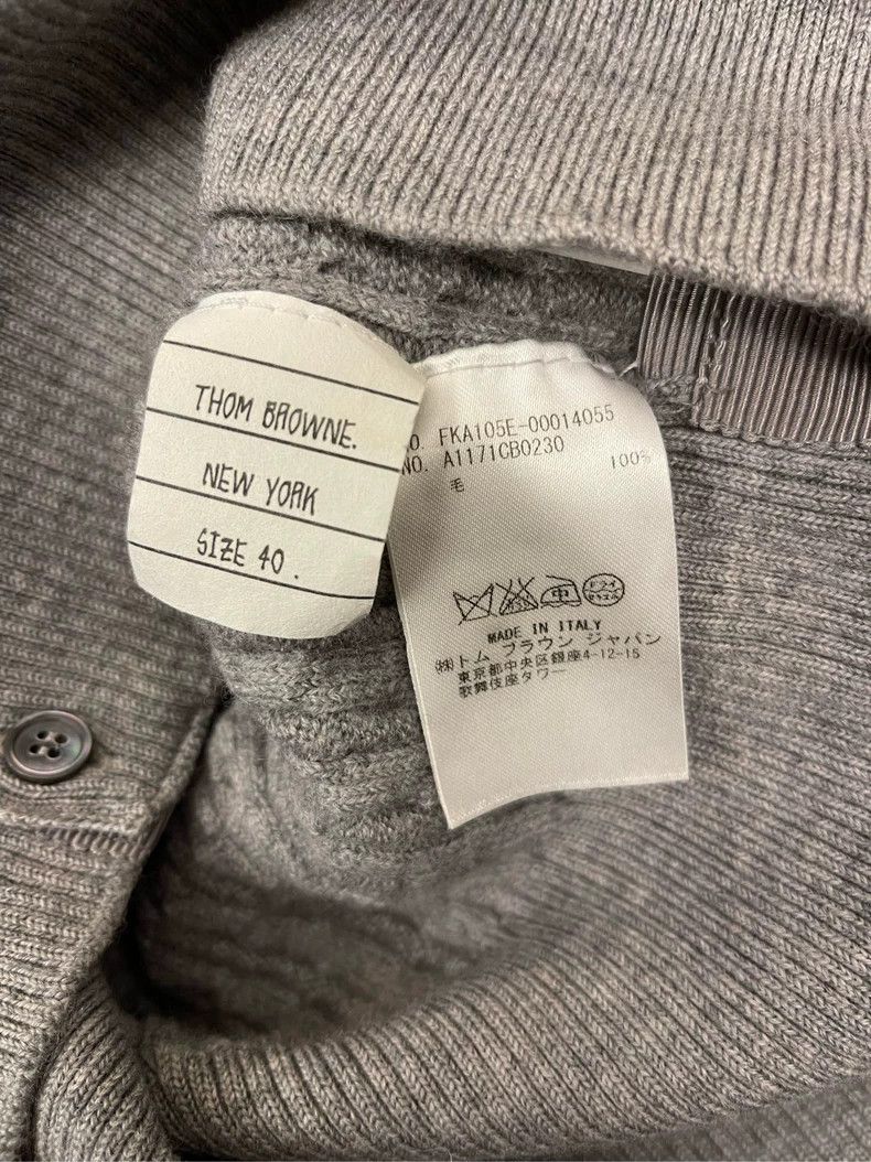 Thom Browne Thom browne Gray embroidered puppy show round-neck sweater Size S / US 4 / IT 40 - 7 Thumbnail