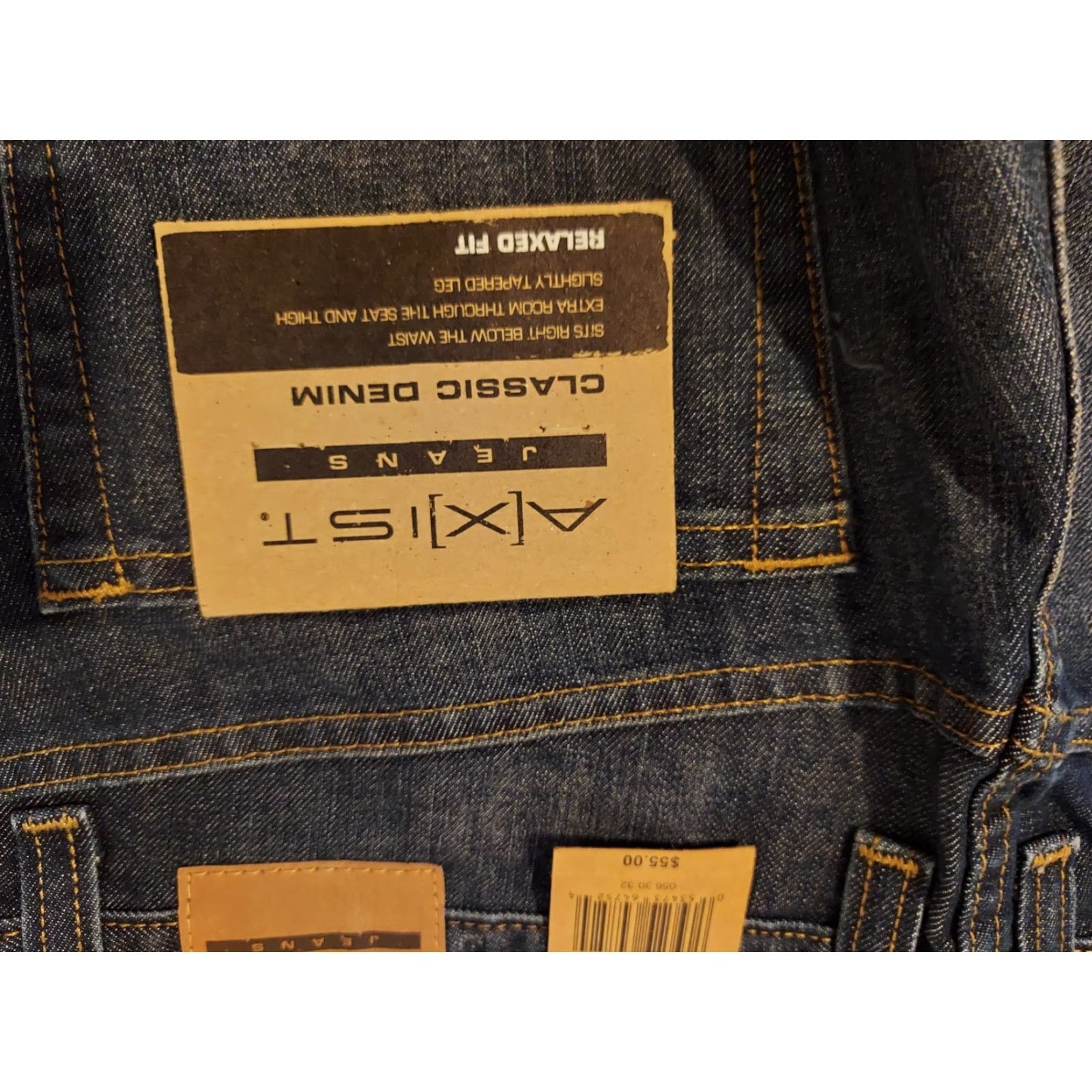 Denime **Axist Men's Relaxed Fit 33x32 Blue Denim Straight Jeans** User: Men's Axist Relaxed Fit Blue Denim Straight 33x32 Jeans Size US 33 - 4 Thumbnail
