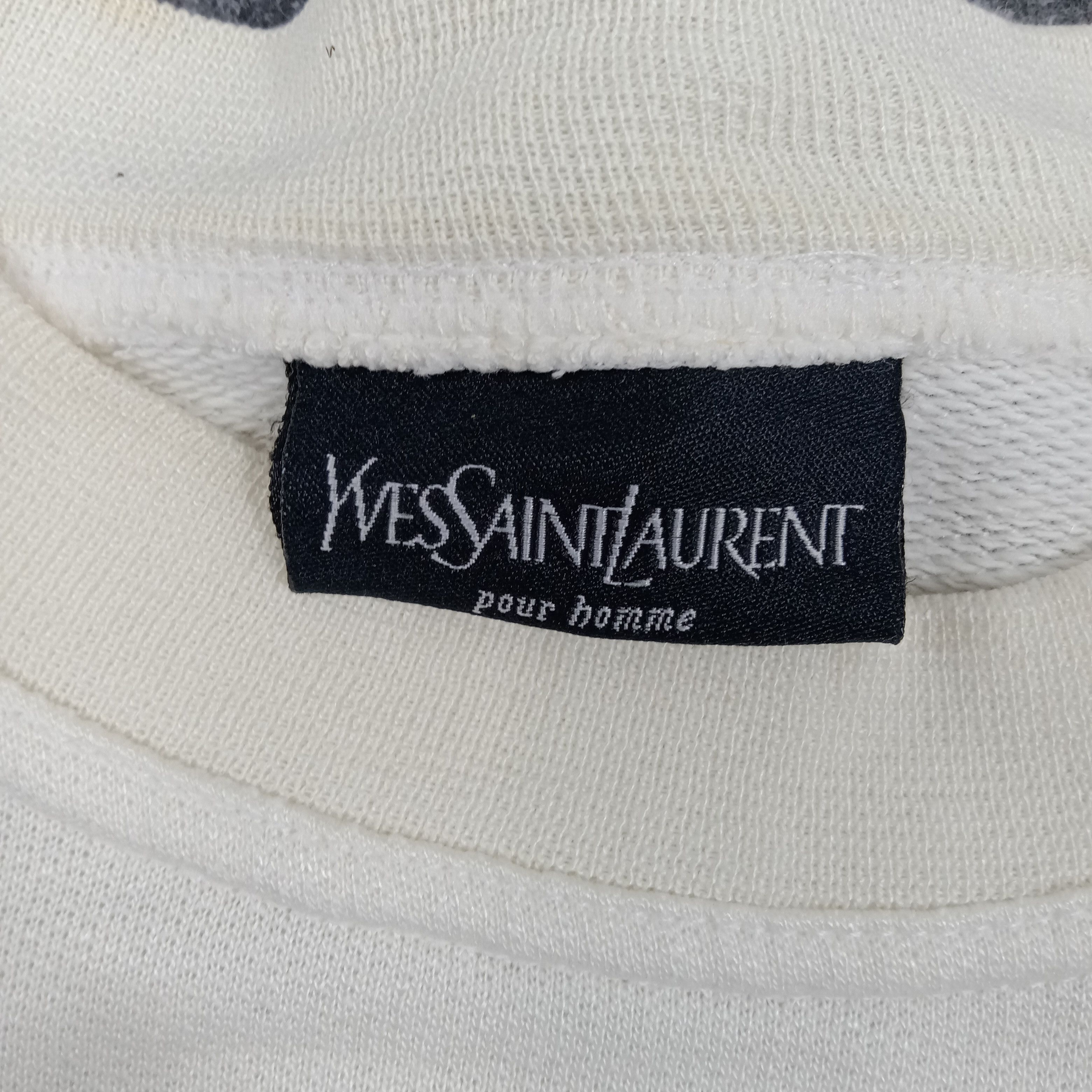 Vintage × Yves Saint Laurent Yves Saint Laurent Italian Designer Embroidery Sweatshirt Size US XS / EU 42 / 0 - 3 Thumbnail