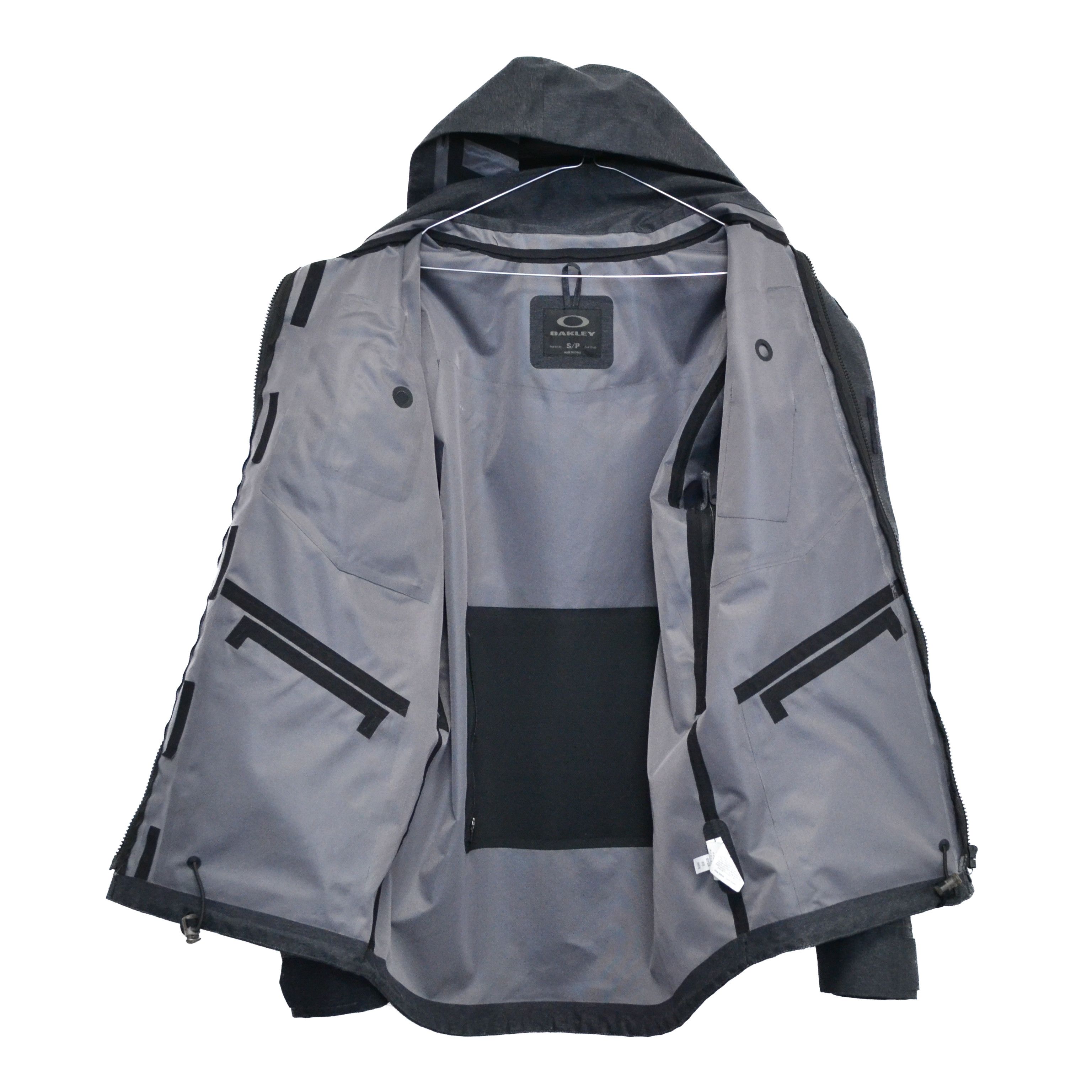 Oakley Oakley Waterproof Multi-Pockets Men’s Gray Full Zip Jacket Size US S / EU 44-46 / 1 - 6 Thumbnail