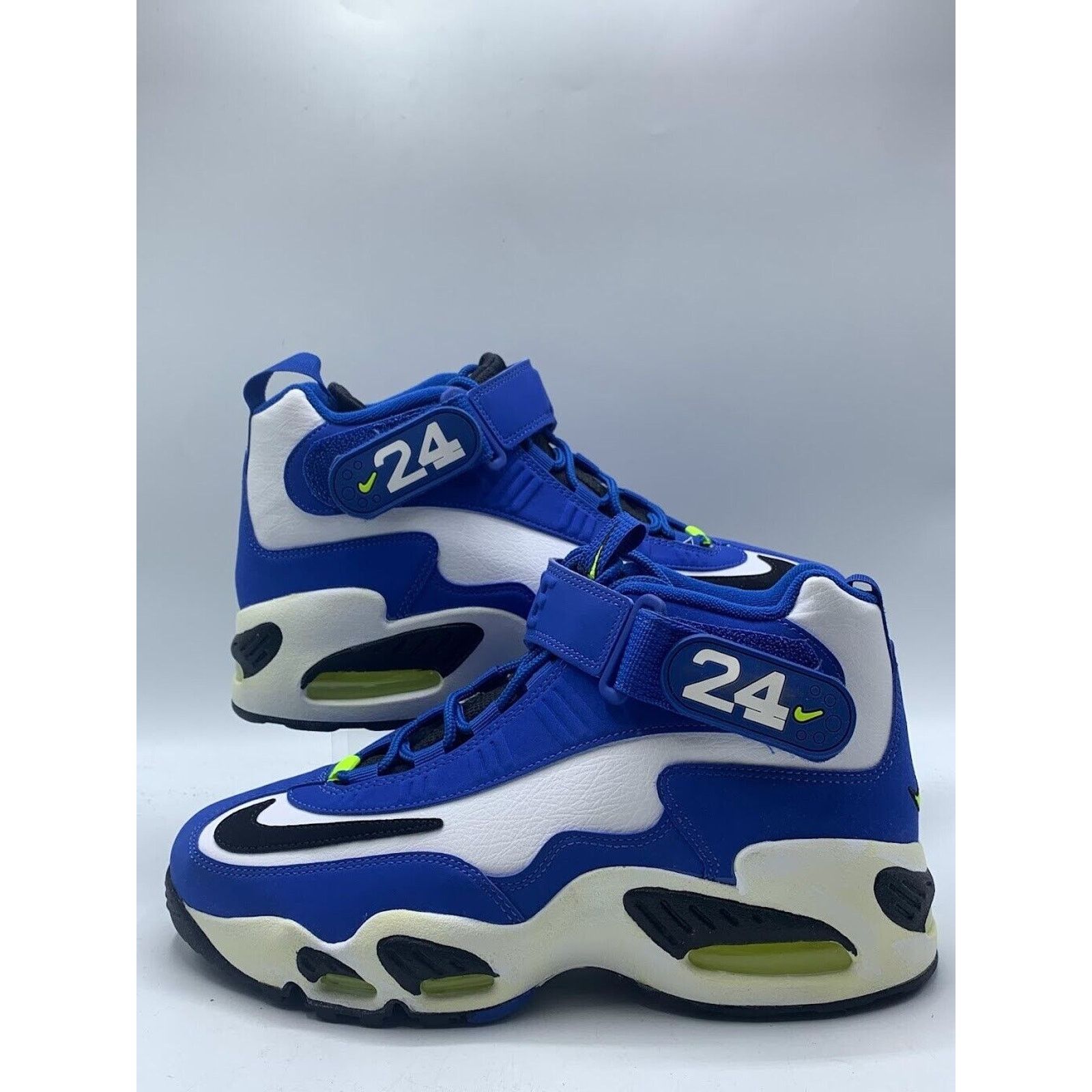 Nike NEW Nike Air Griffey Max 1 Blue White Black Volt DJ5161-400 Size US 8 / EU 41 - 5 Thumbnail