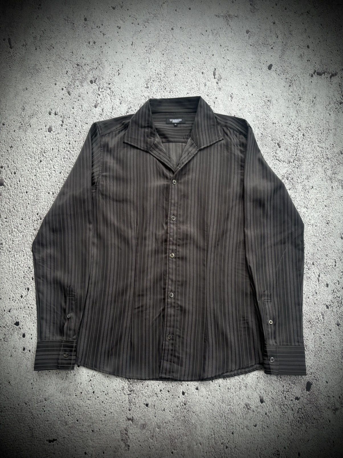 Tornado Mart Tornado mart stripe shirt Size US L / EU 52-54 / 3 - 1 Thumbnail